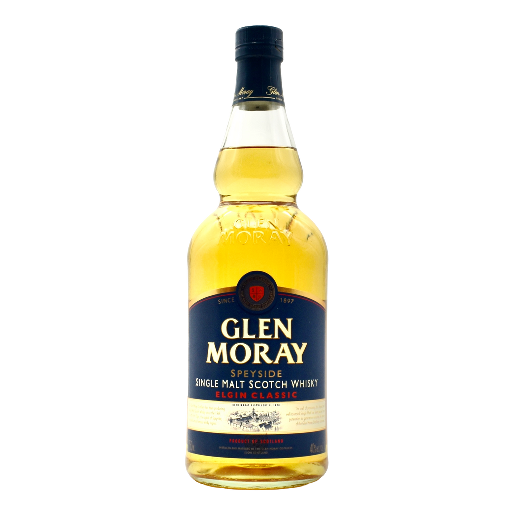 Glen Moray Classic Single Malt Speyside Scotch Whisky 750ml