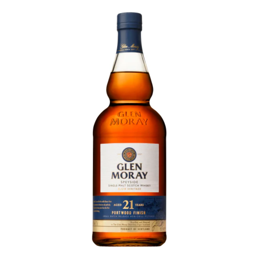 Glen Moray 21 Year Old Single Malt Speyside Scotch Whisky 750ml