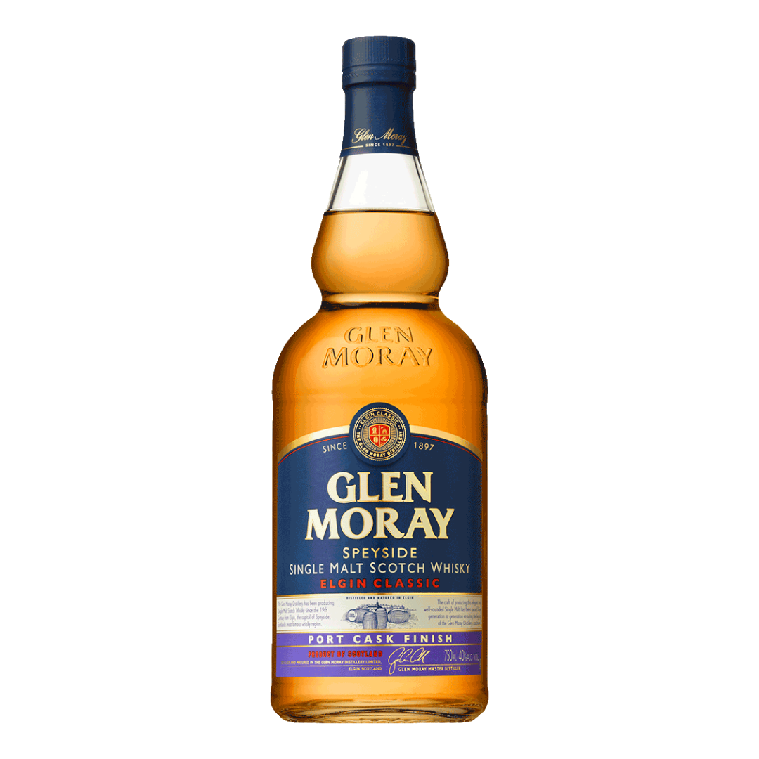 Glen Moray Port Cask Single Malt Speyside Scotch Whisky 750ml