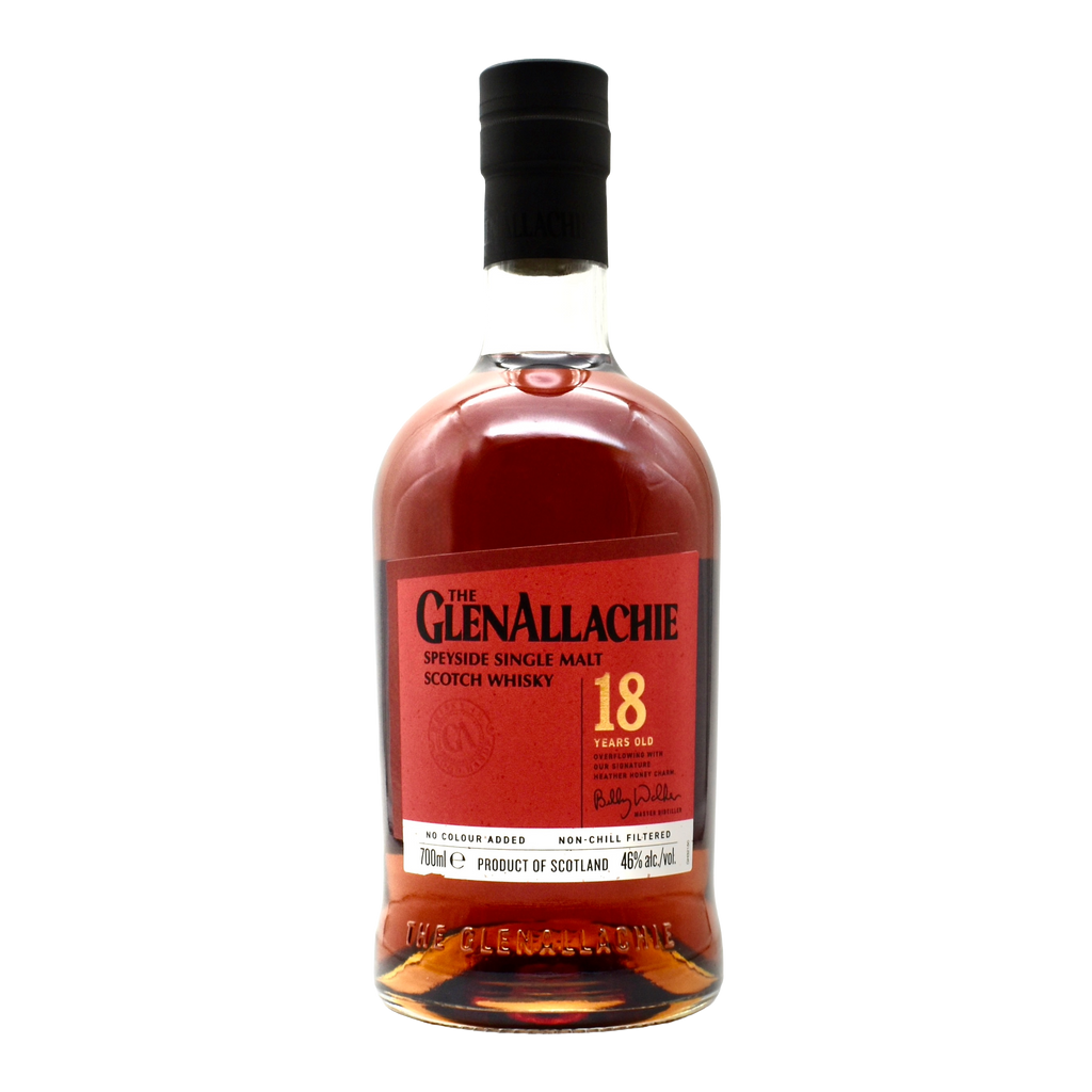 The GlenAllachie 18 Year Old Speyside Single Malt Scotch Whisky 700ml