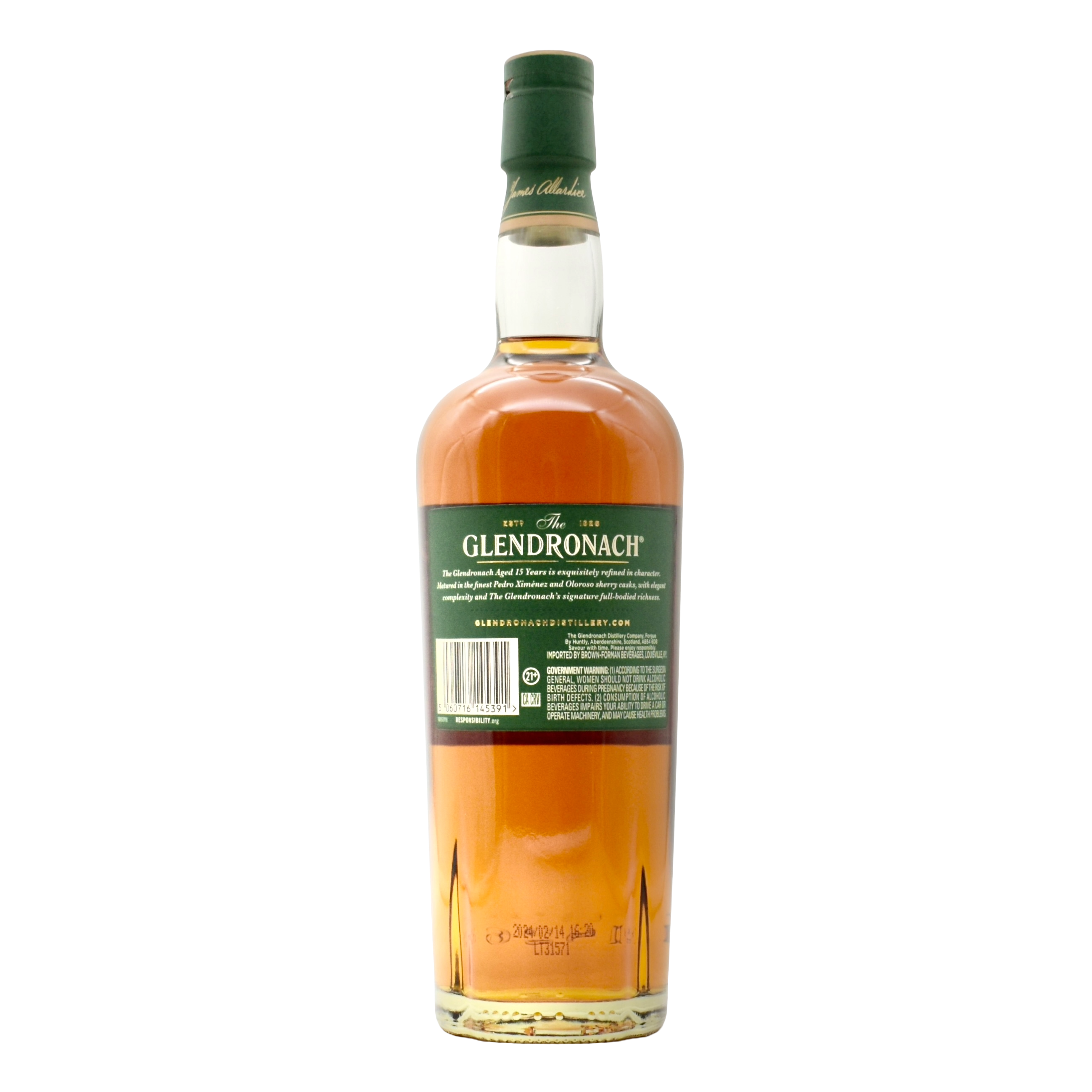 GlenDronach 15 Year Old Revival Single Malt Scotch Whisky 750ml