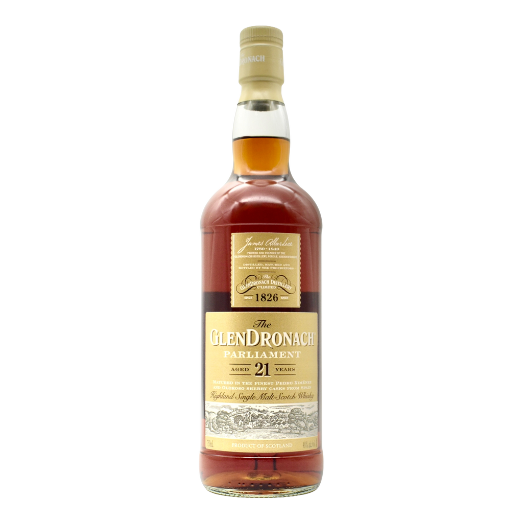 The GlenDronach 21 Year Old Parliament Single Malt Scotch Whisky 750ml