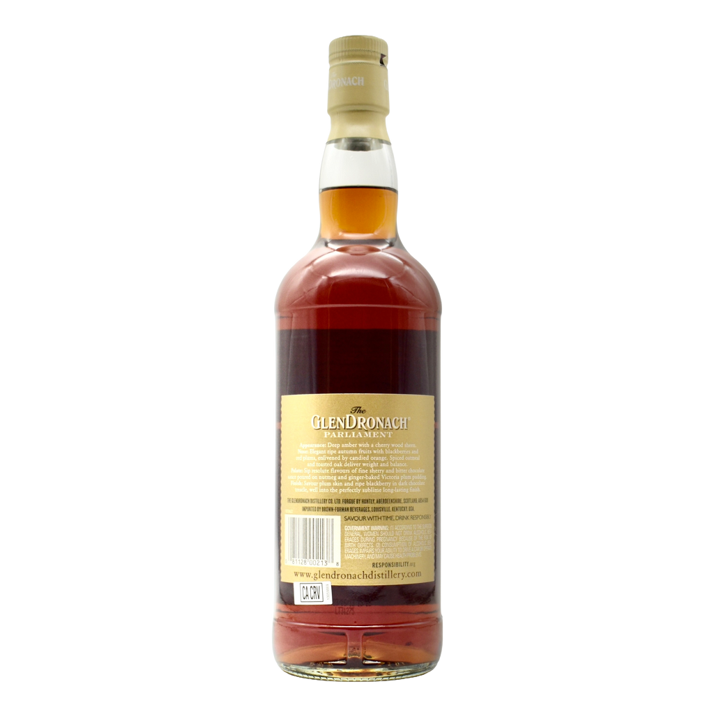The GlenDronach 21 Year Old Parliament Single Malt Scotch Whisky 750ml