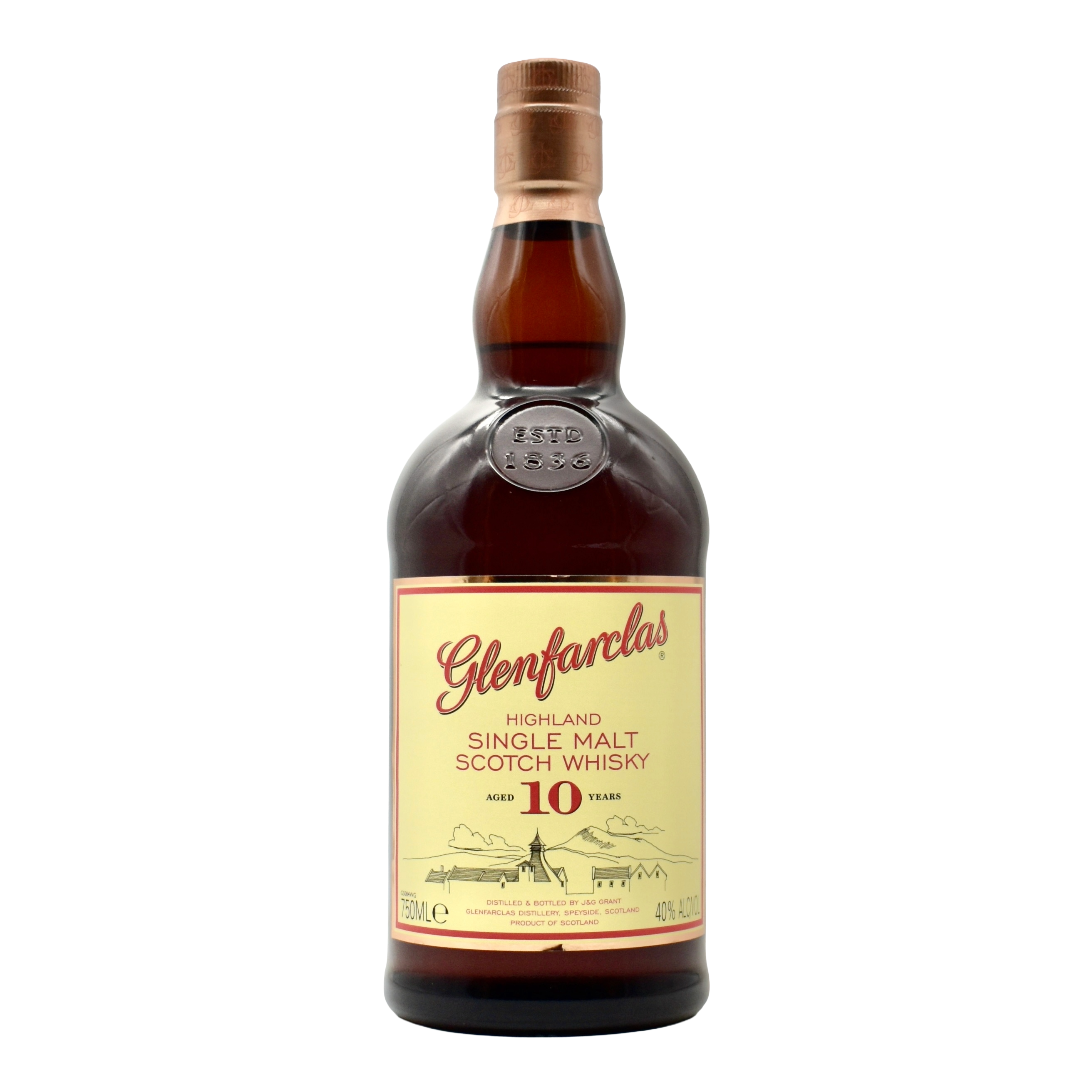 Glenfarclas 10 Year Old Single Malt Scotch Whisky 750ml