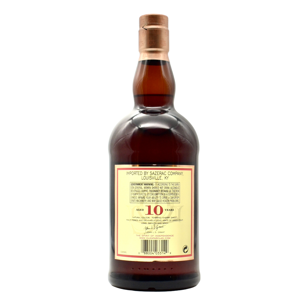 Glenfarclas 10 Year Old Single Malt Scotch Whisky 750ml