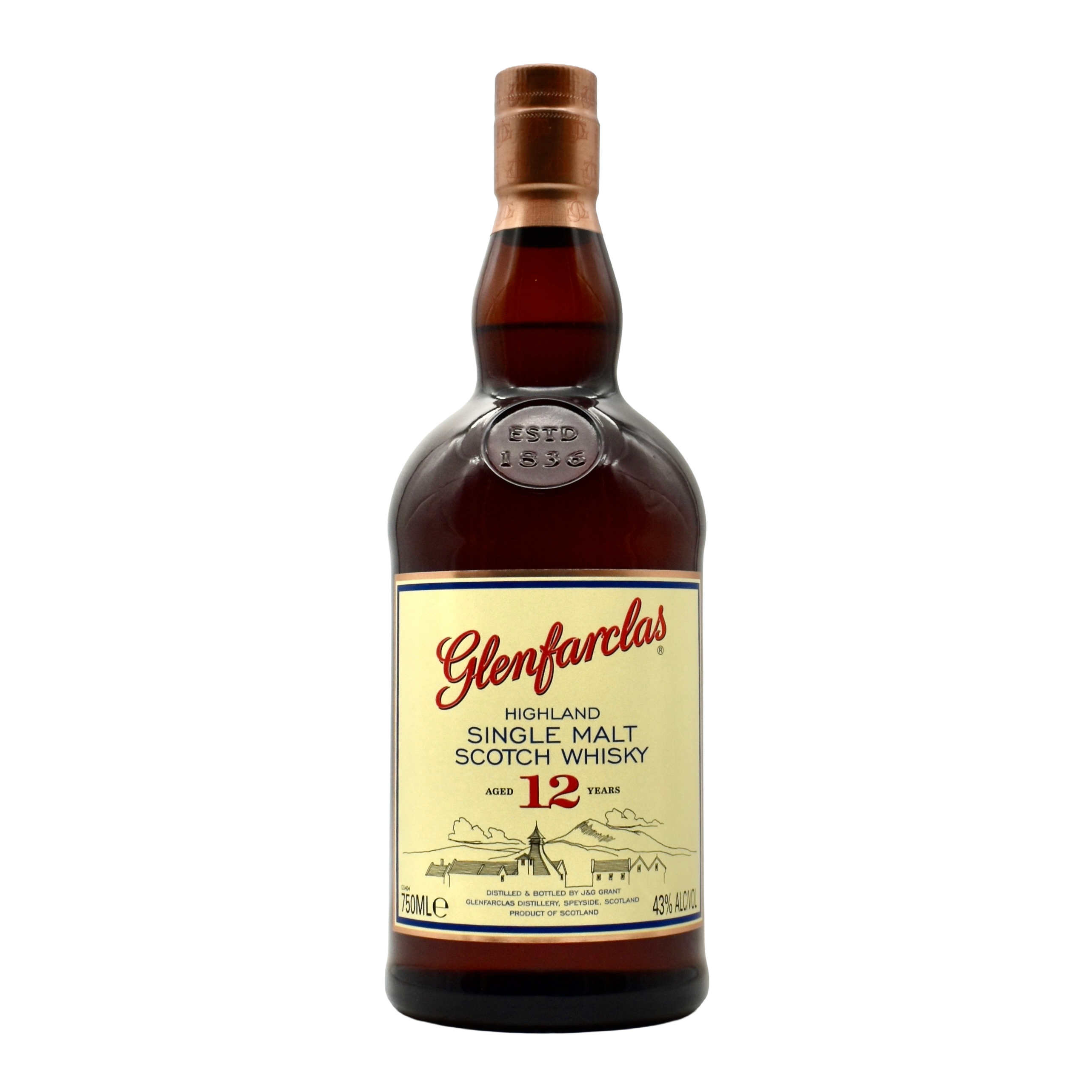 Glenfarclas 12 Year Old Single Malt Scotch Whisky 750ml