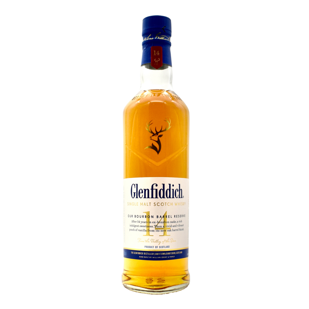 Glenfiddich 14 Year Old Bourbon Barrel Reserve Single Malt Scotch Whisky 750ml
