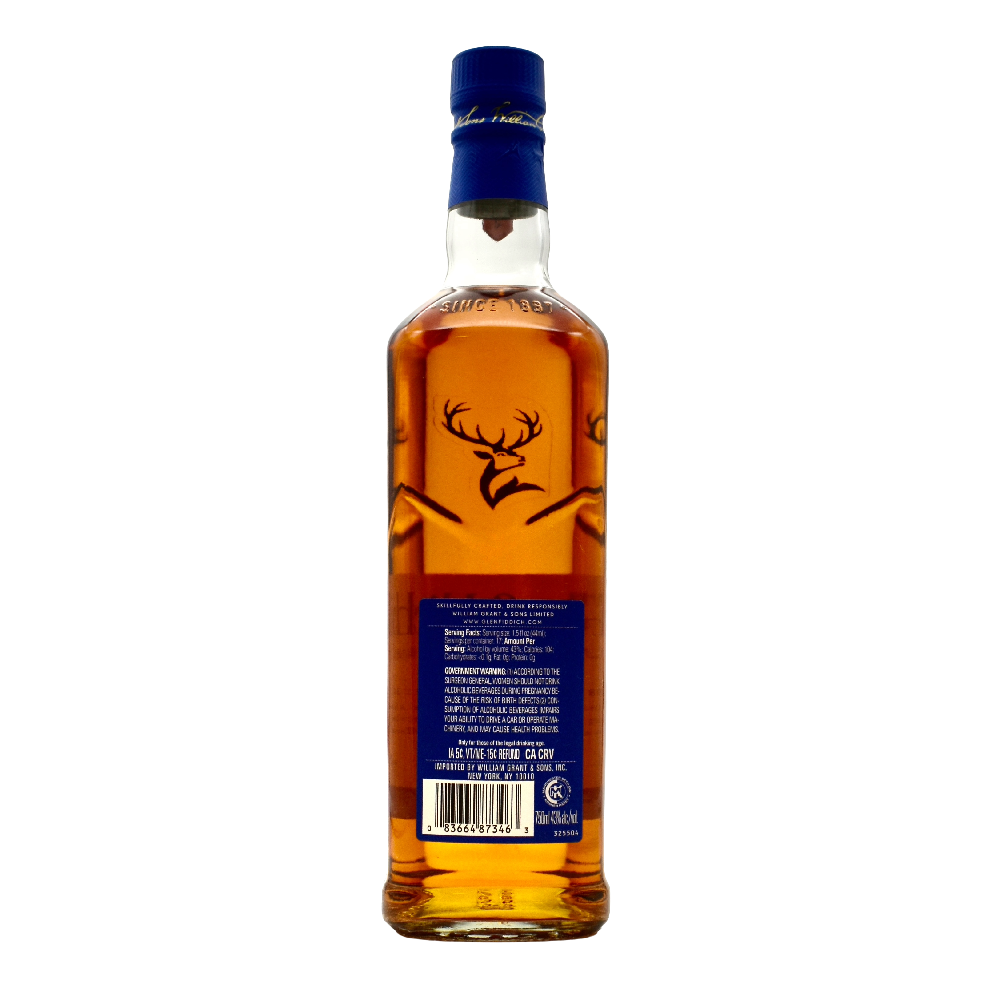 Glenfiddich 14 Year Old Bourbon Barrel Reserve Single Malt Scotch Whisky 750ml