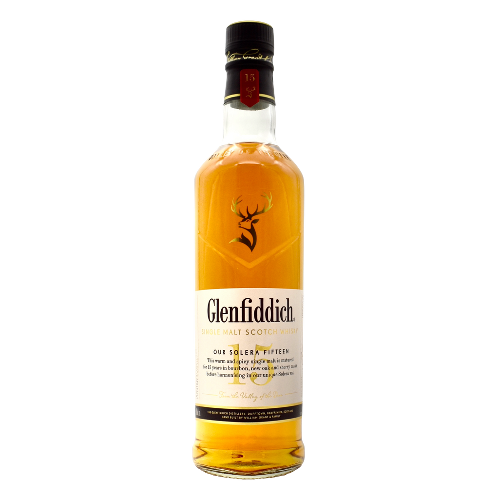 Glenfiddich 15 Year Old Single Malt Scotch Whisky 750ml
