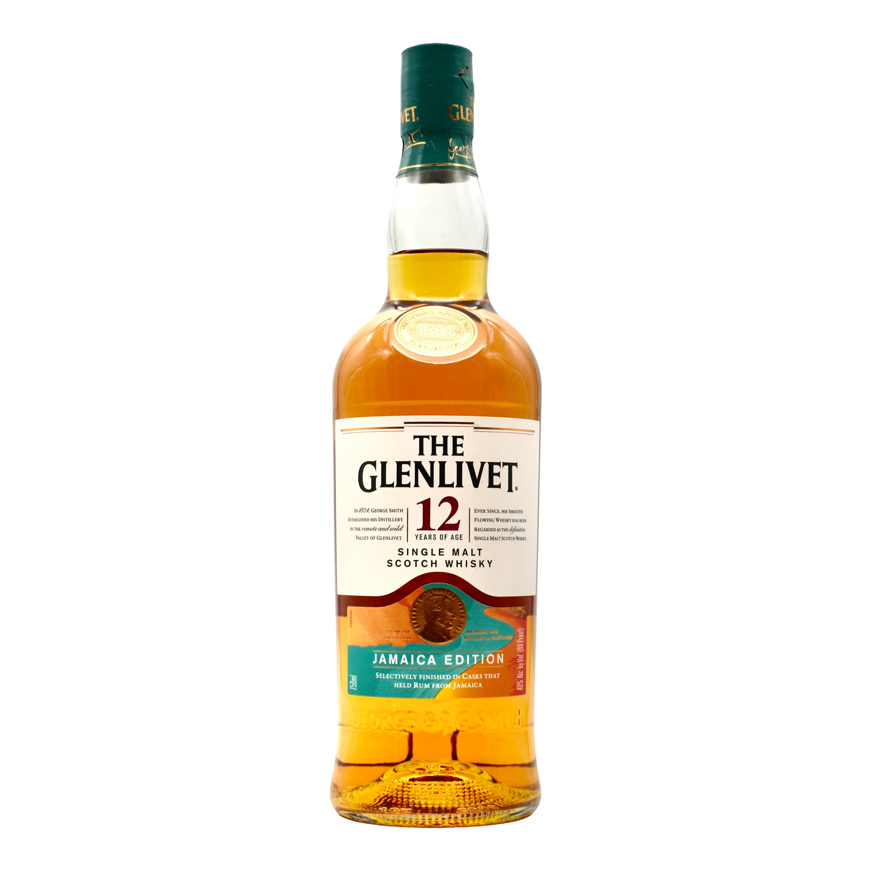 Glenlivet Single Malt Scotch Whisky Jamaica 12 Year 750ml