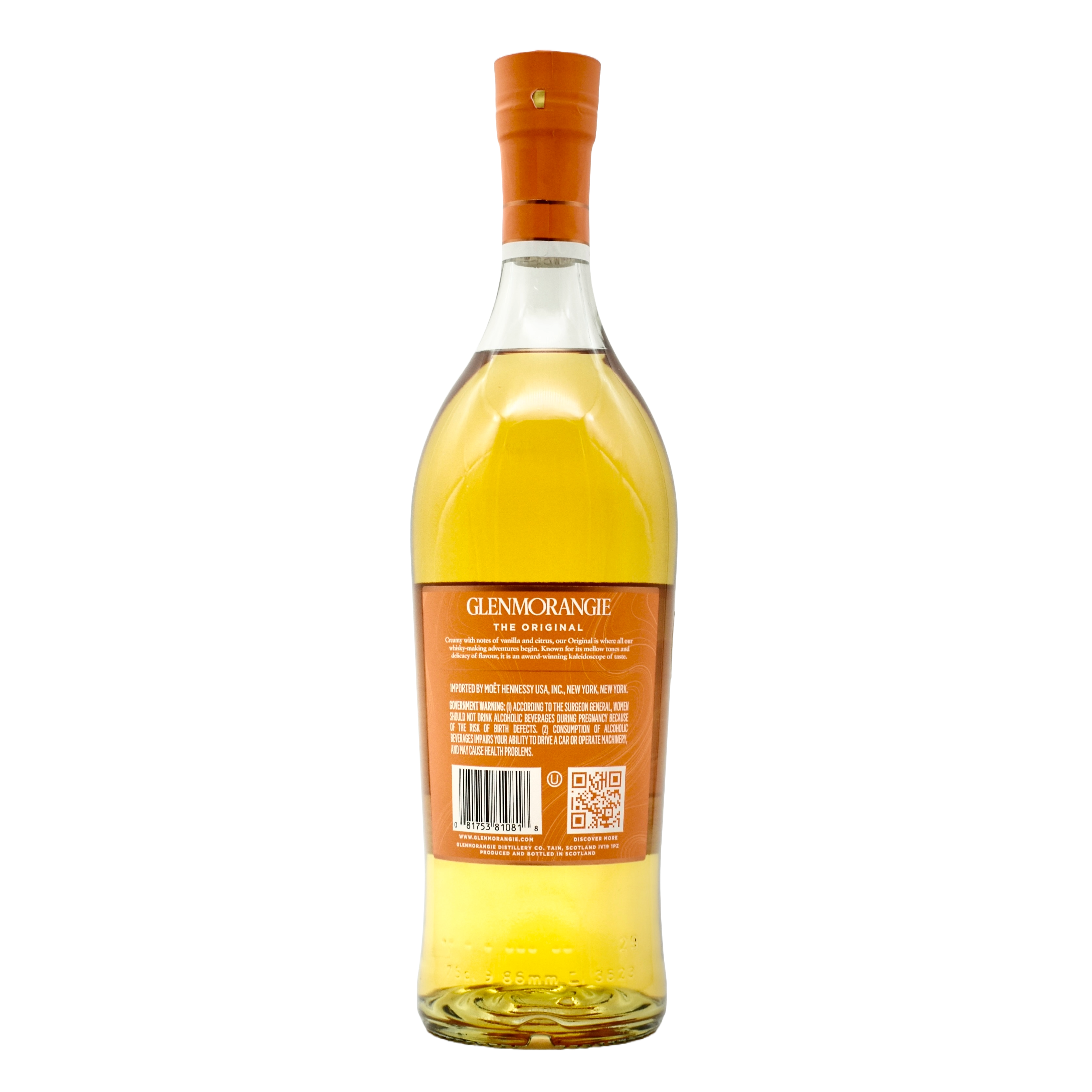 Glenmorangie The Original 10 Year Old Single Malt Scotch Whisky 750ml