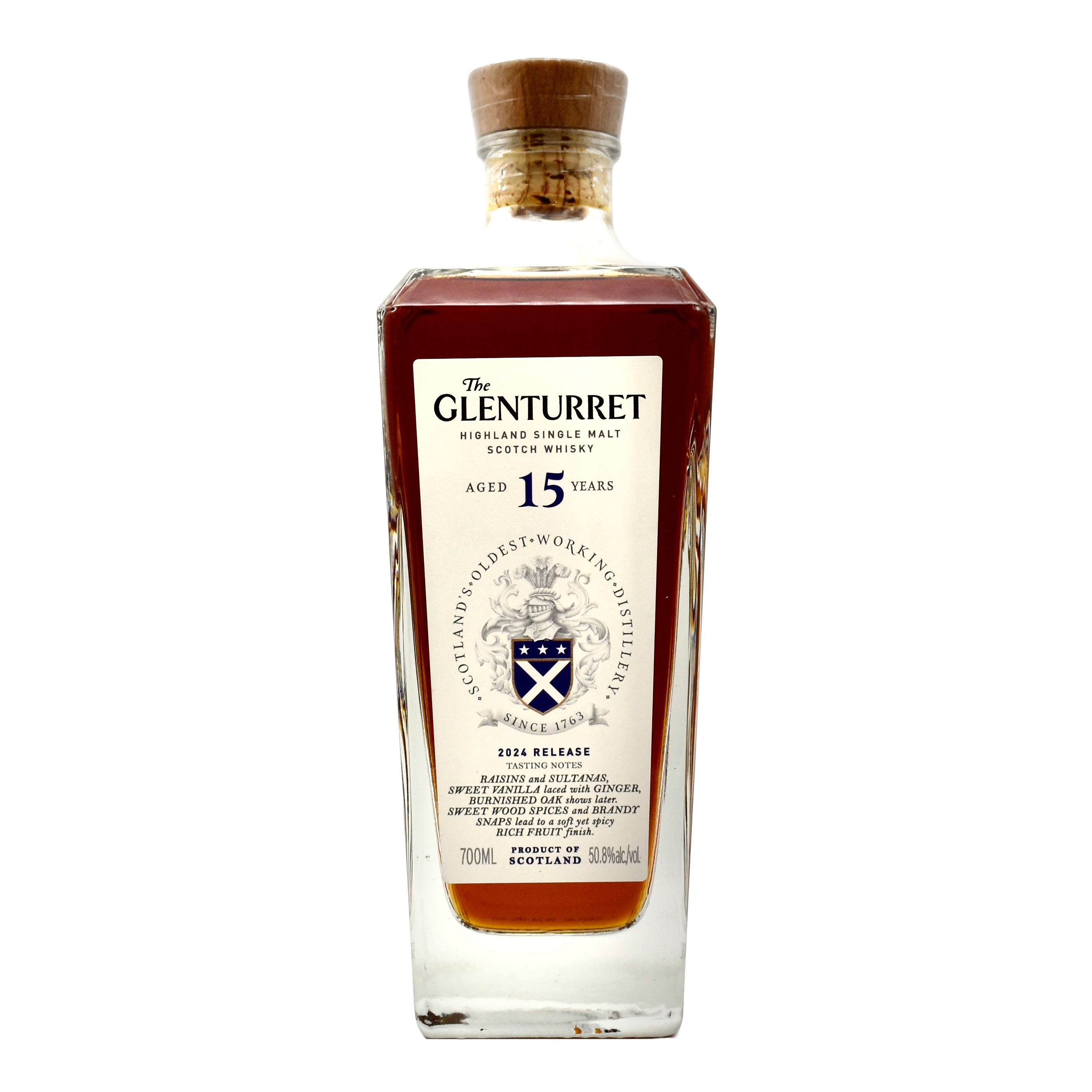 The Glenturret 15 Year Old Single Malt Scotch Whisky 700ml