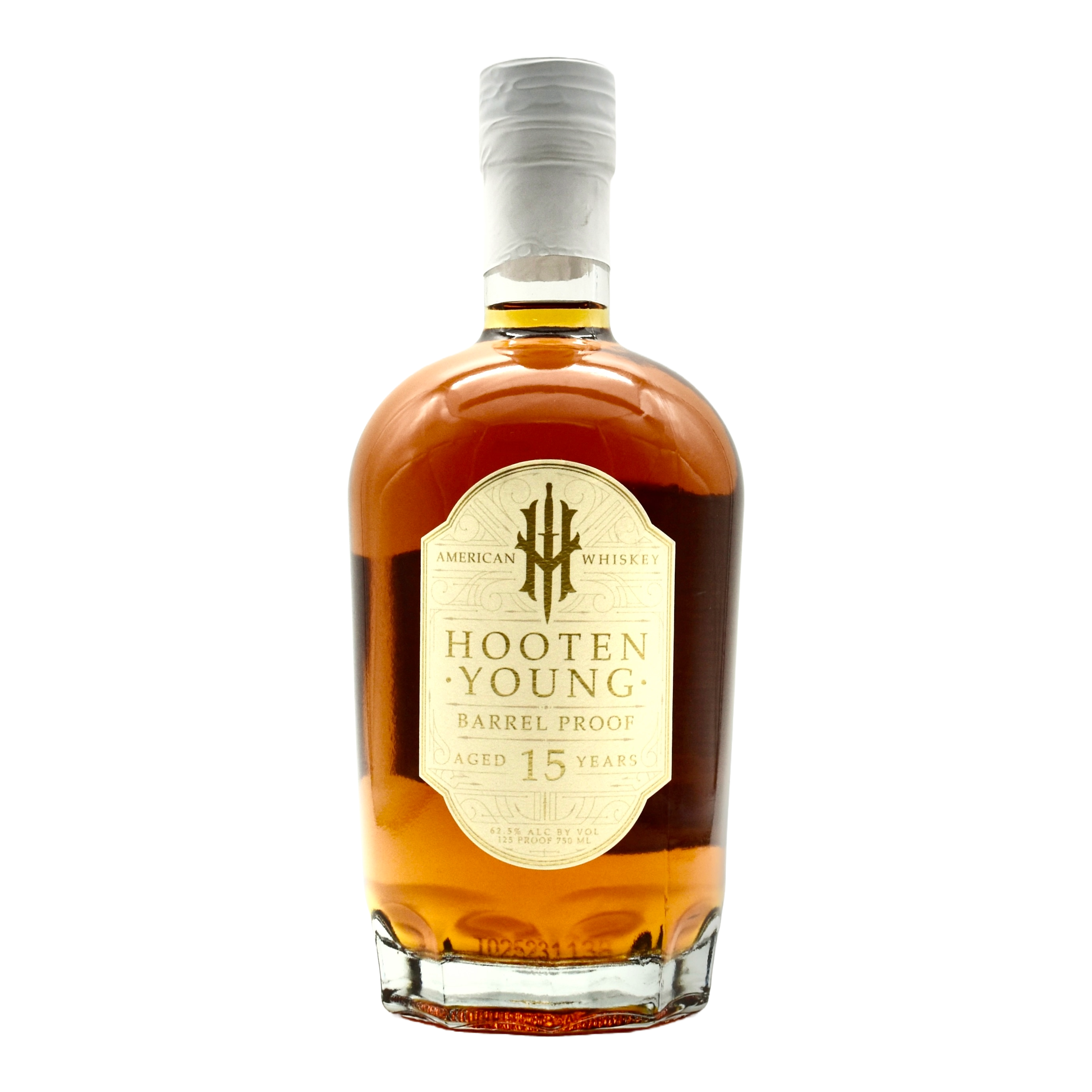 Hooten Young 15 Year Barrel Proof Whiskey 750ml