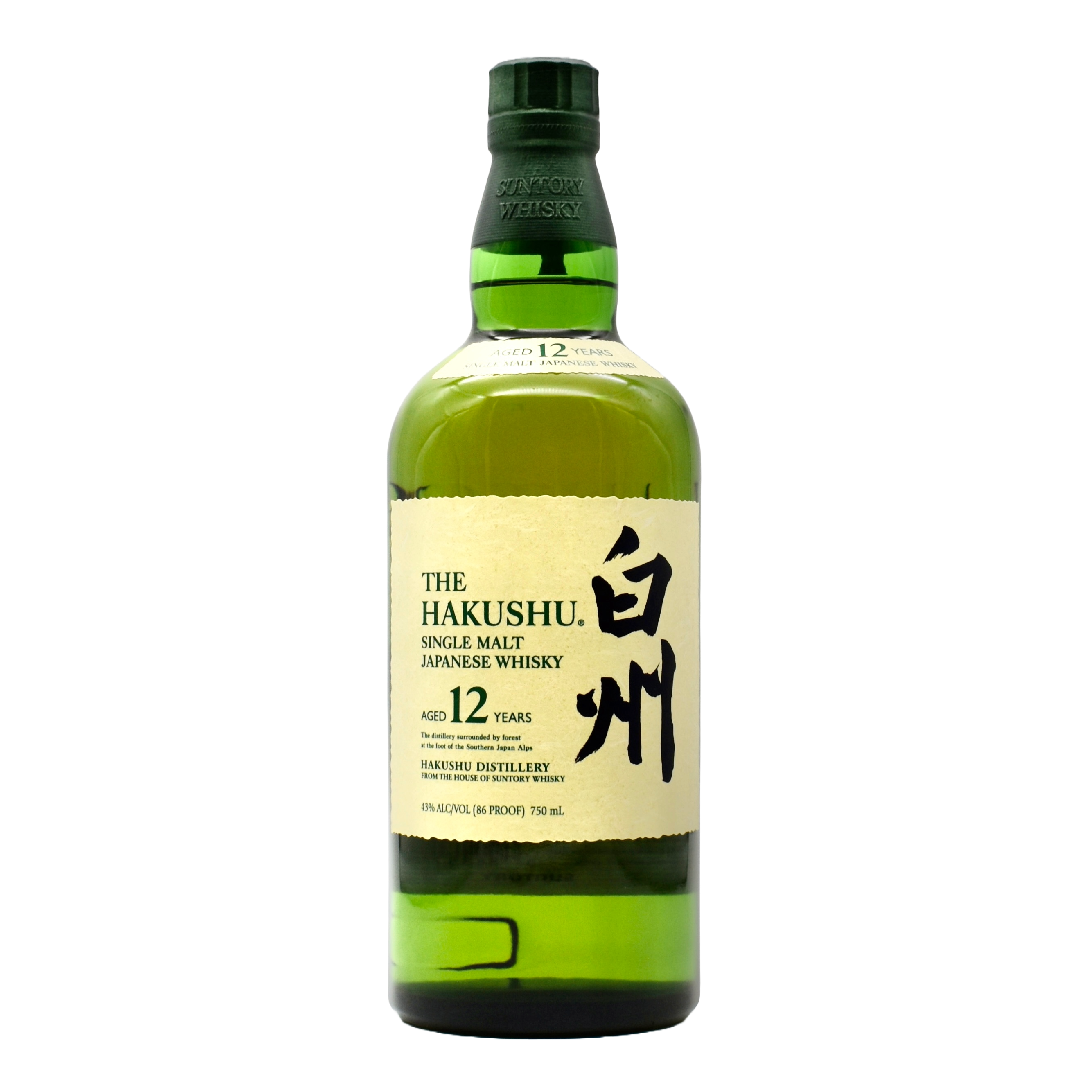 Hakushu 12 Year Japanese Whiskey 750ml