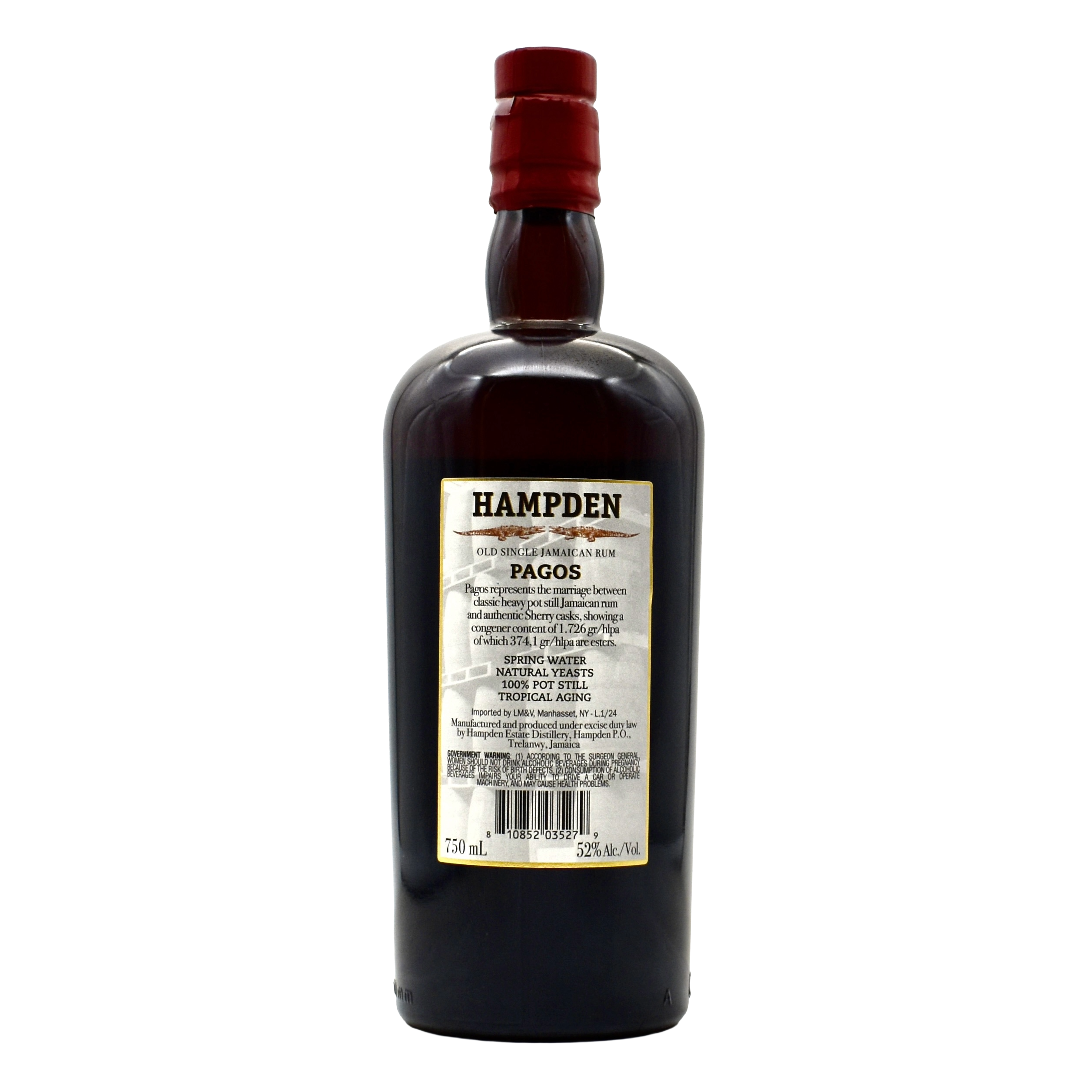 Hampden Estate Pagos Rum 750ml