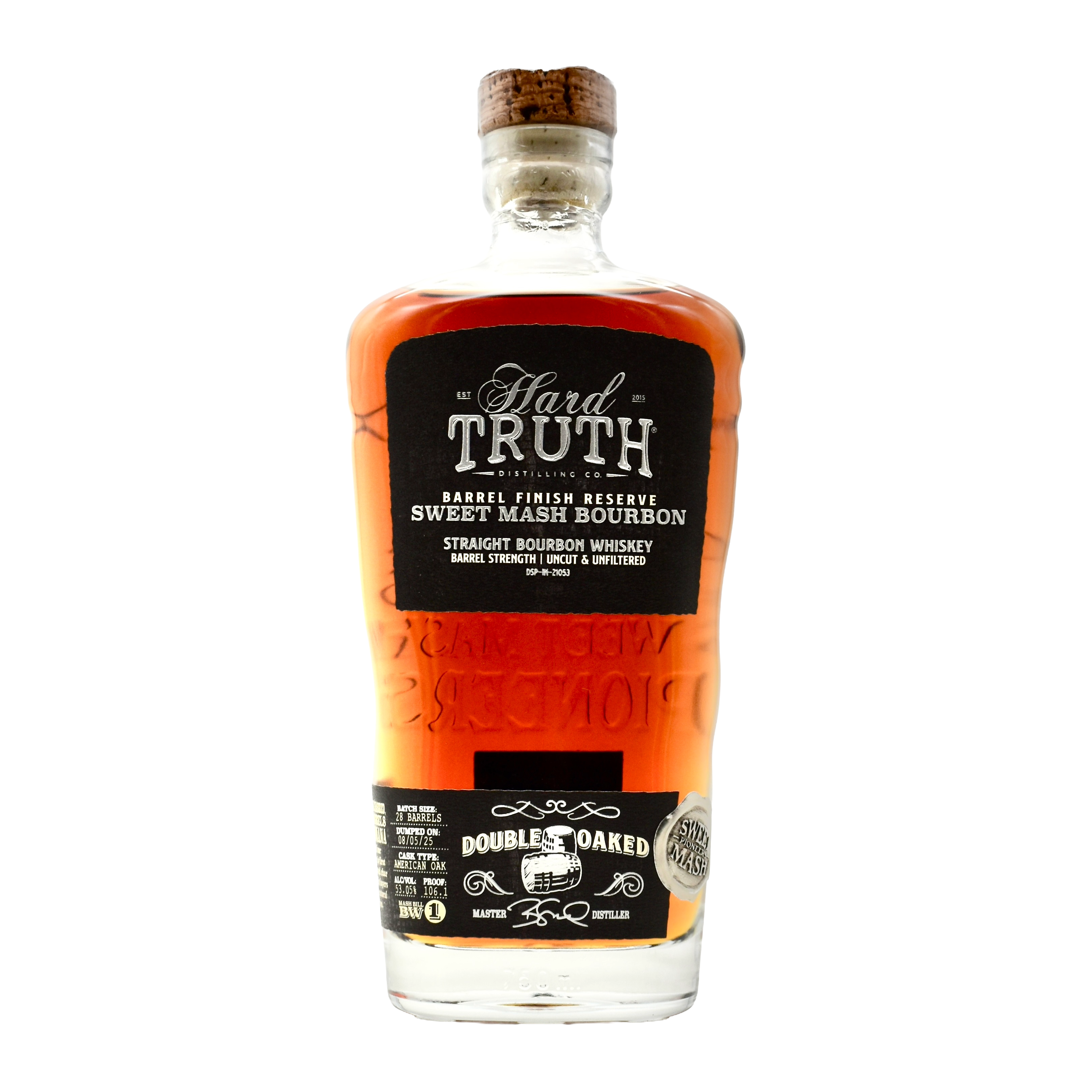 Hard Truth Double Oaked Sweet Mash Bourbon 750ml