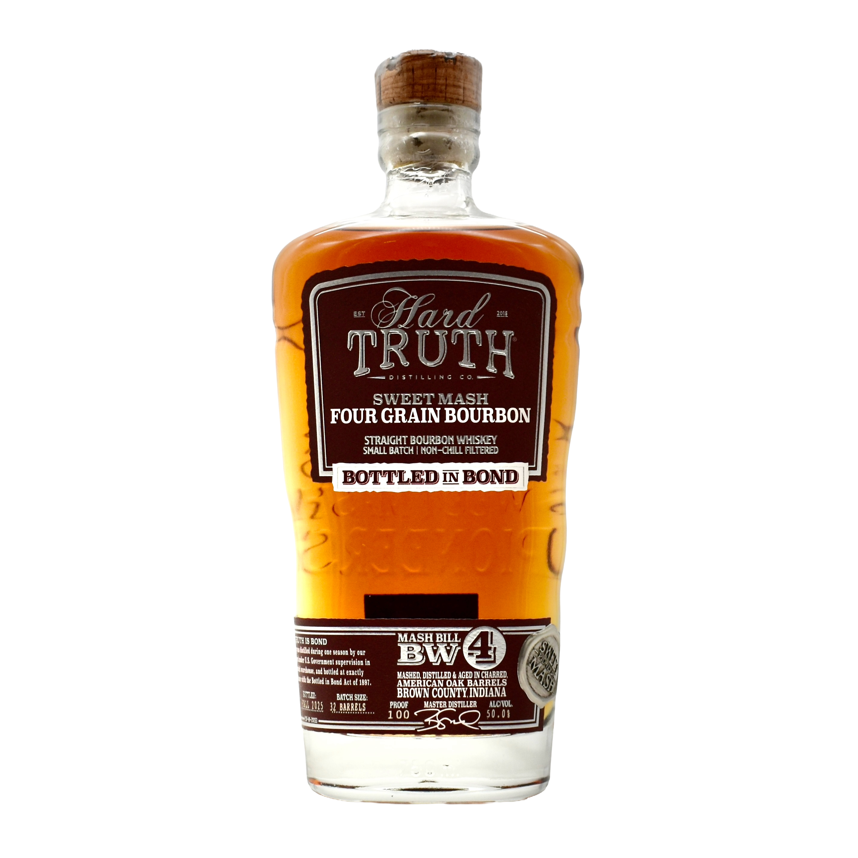 Hard Truth Sweet Mash Four Grain Bourbon Bottled In Bond 750ml