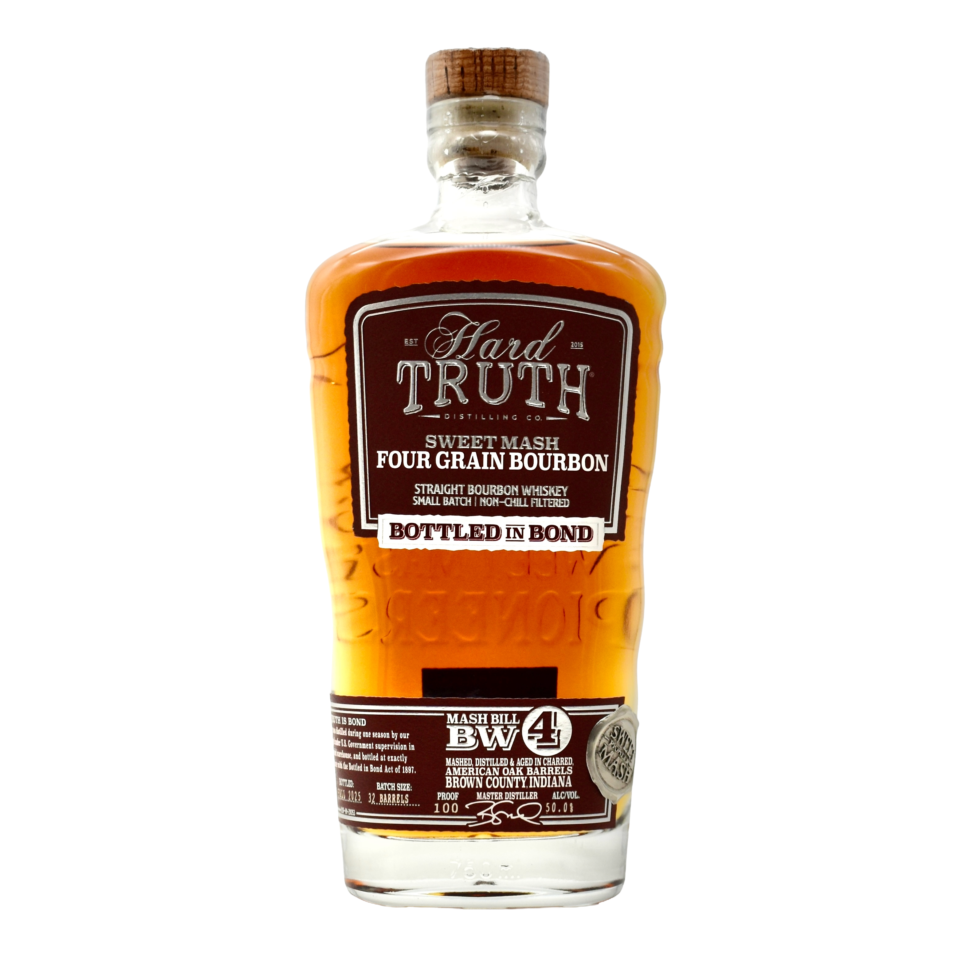 Hard Truth Sweet Mash Wheated Bourbon Bottled In Bond 750ml