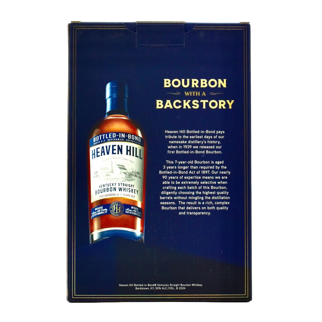 Heaven Hill 7 Year Bourbon 750ml with Glencairn Glass