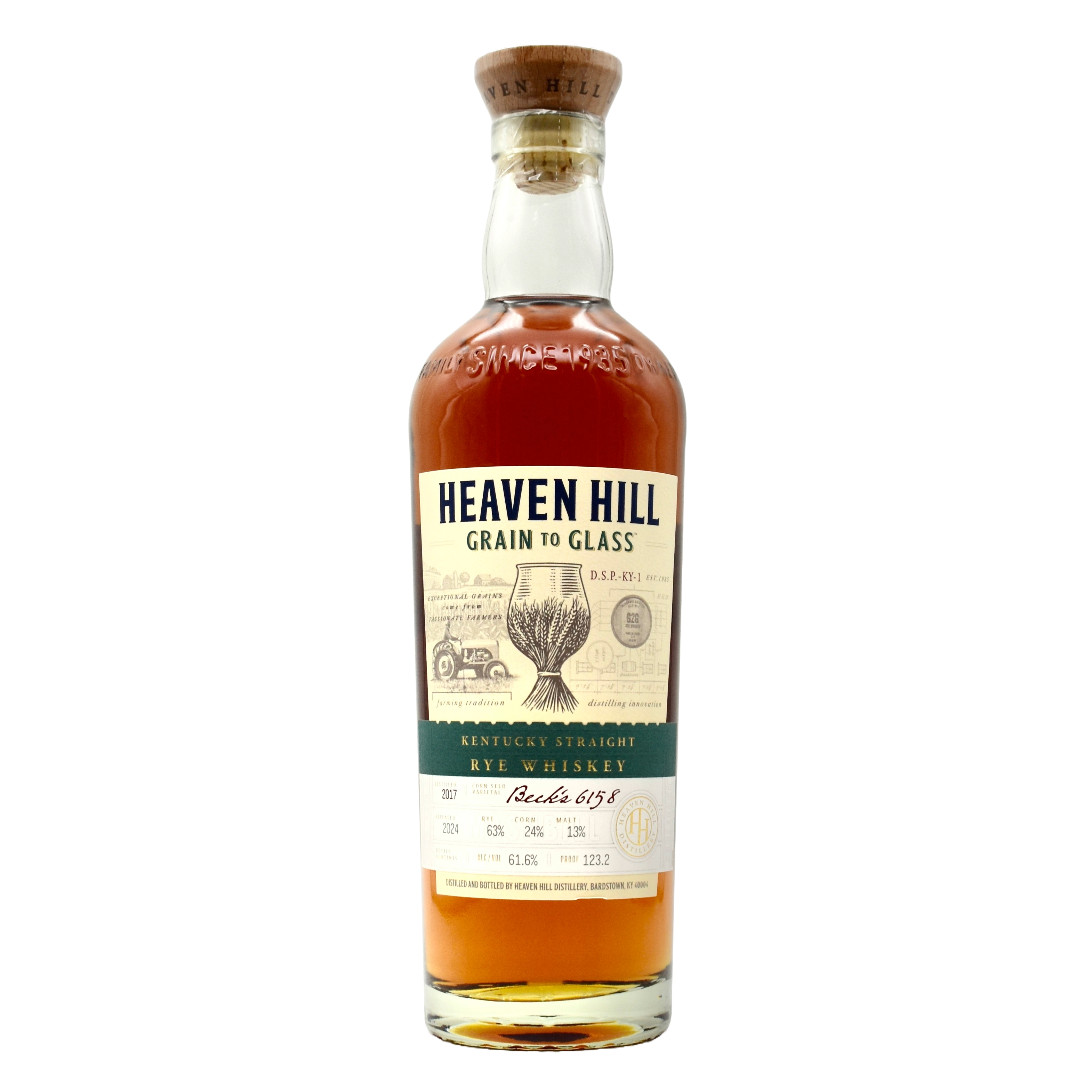 Heaven Hill Grain to Glass Rye 700ml