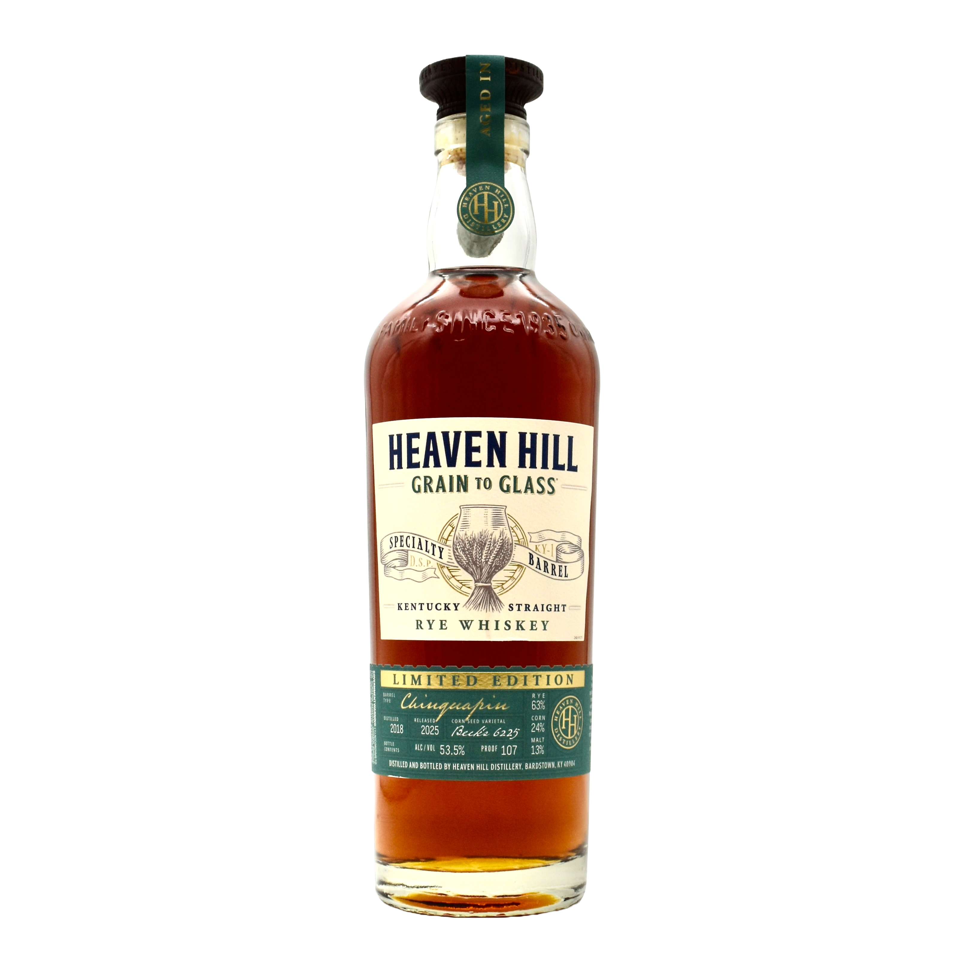 Heaven Hill Grain to Glass Rye Specialty Chiuquapin 700ml