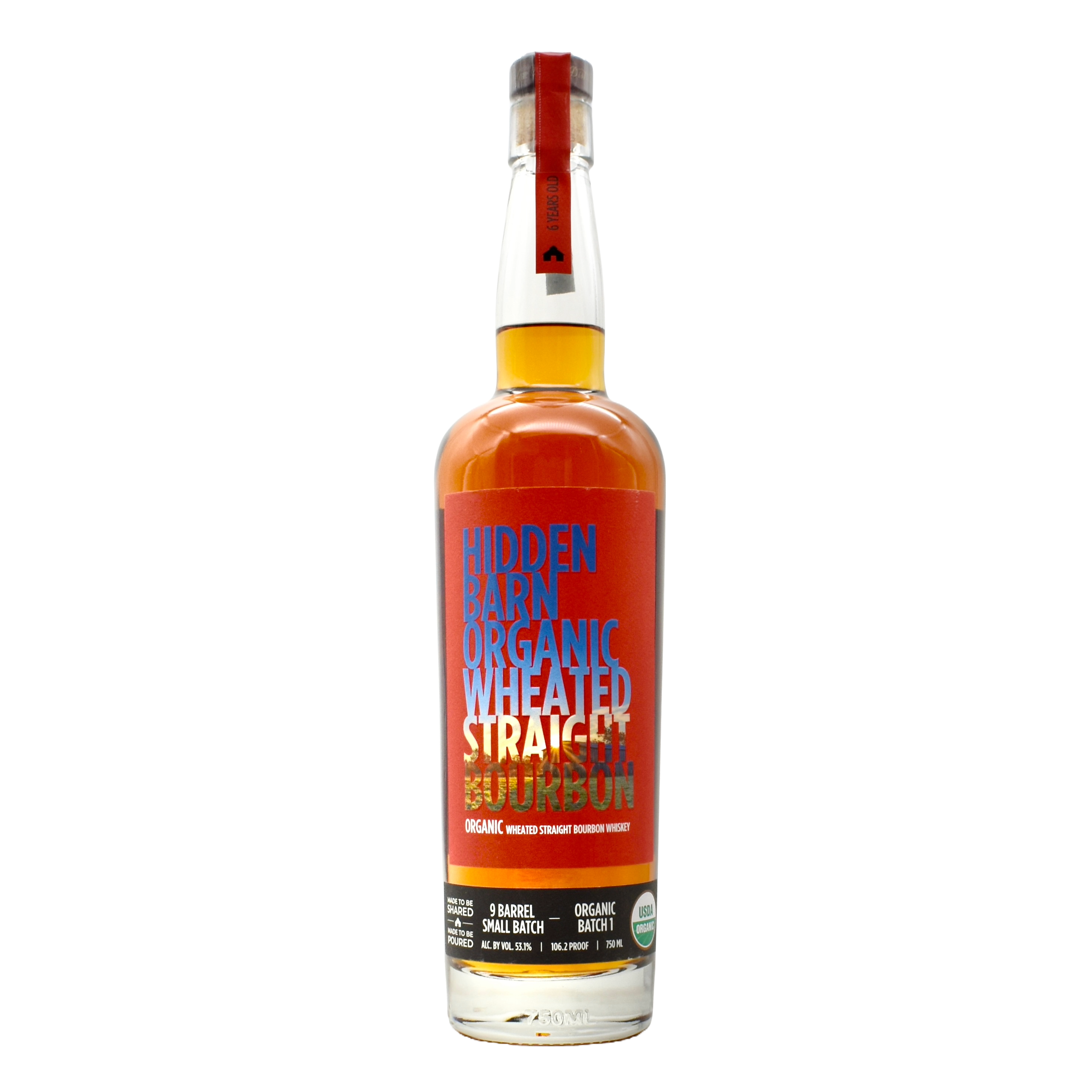 Hidden Barn Wheated Bourbon 750ml
