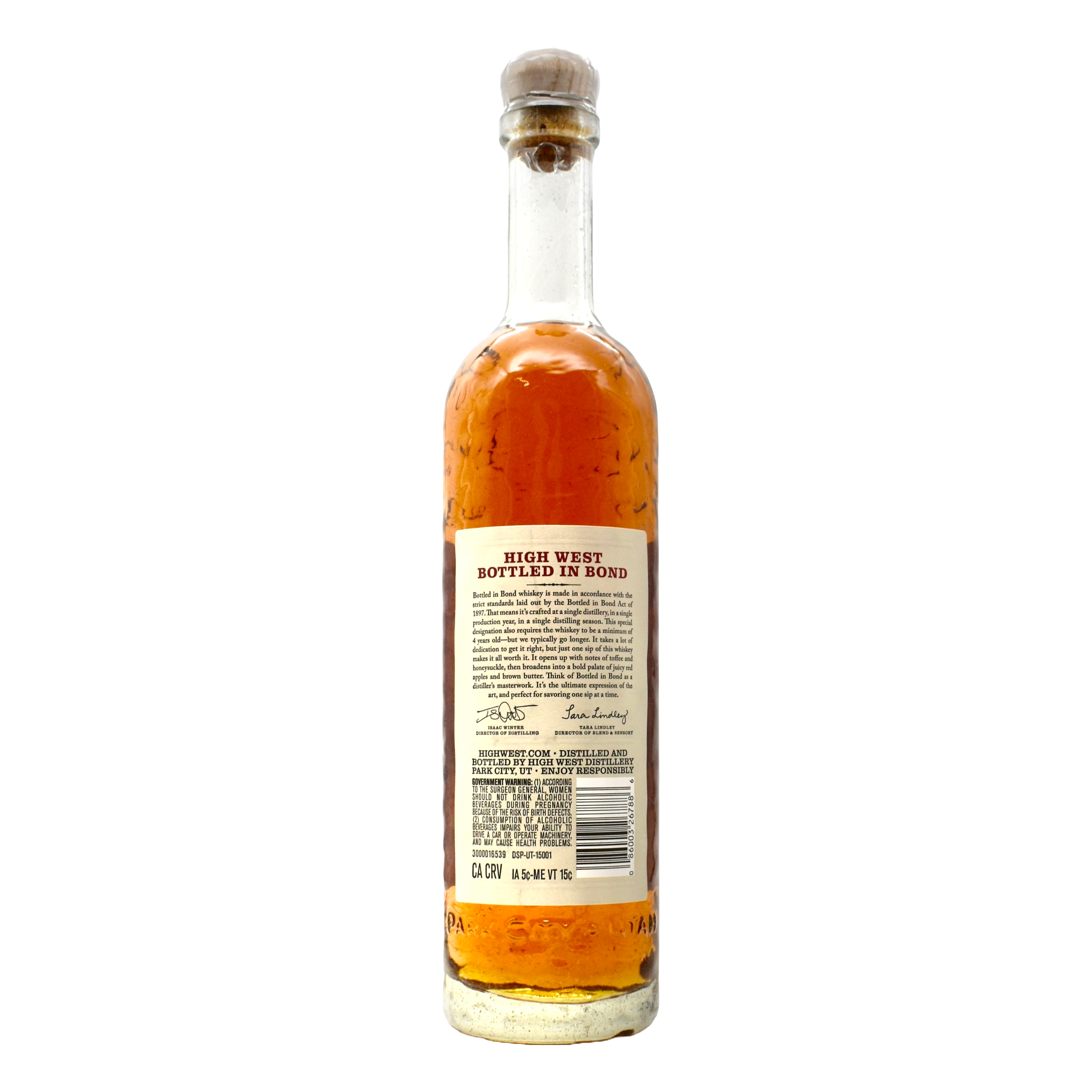 High West Bourbon Bottled In Bond 750ml