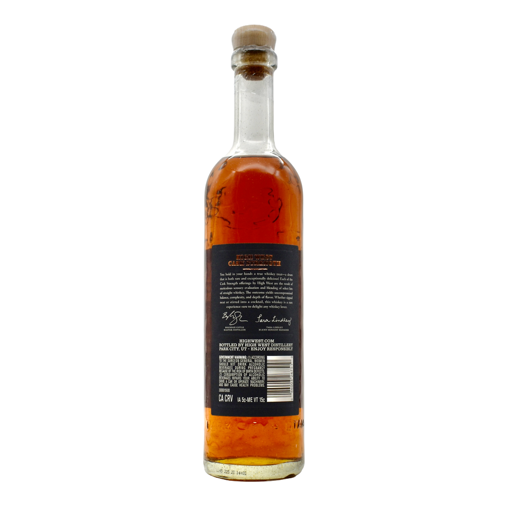 High West Cask Strength Whiskey 750ml