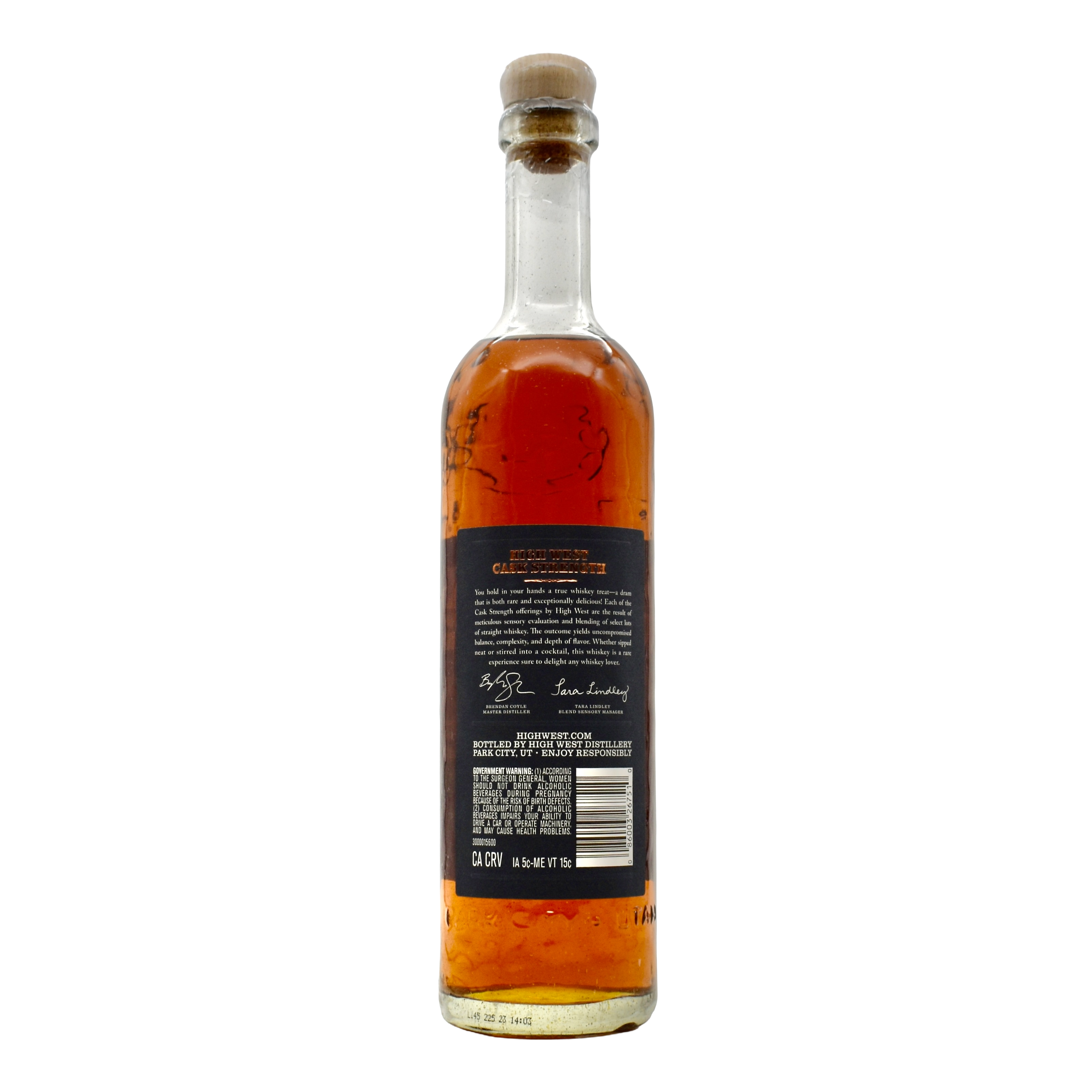 High West Cask Strength Whiskey 750ml