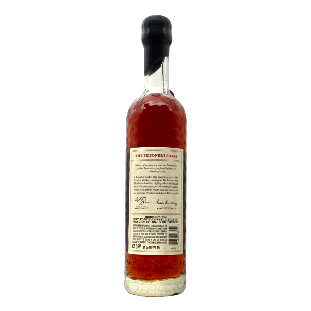 High West Whiskey Prisoner's Share 750ml