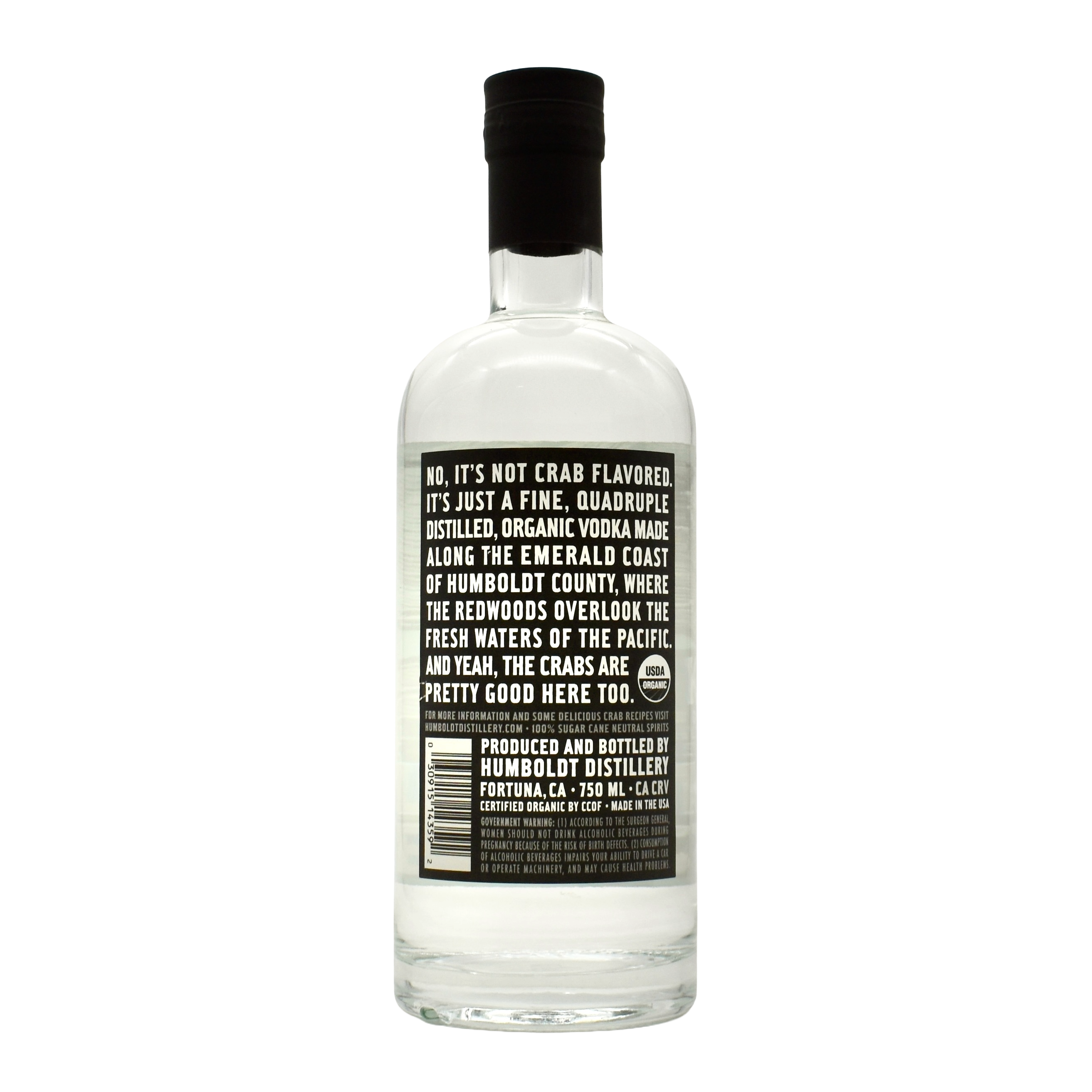 Humboldt Small Batch Vodka 750ml