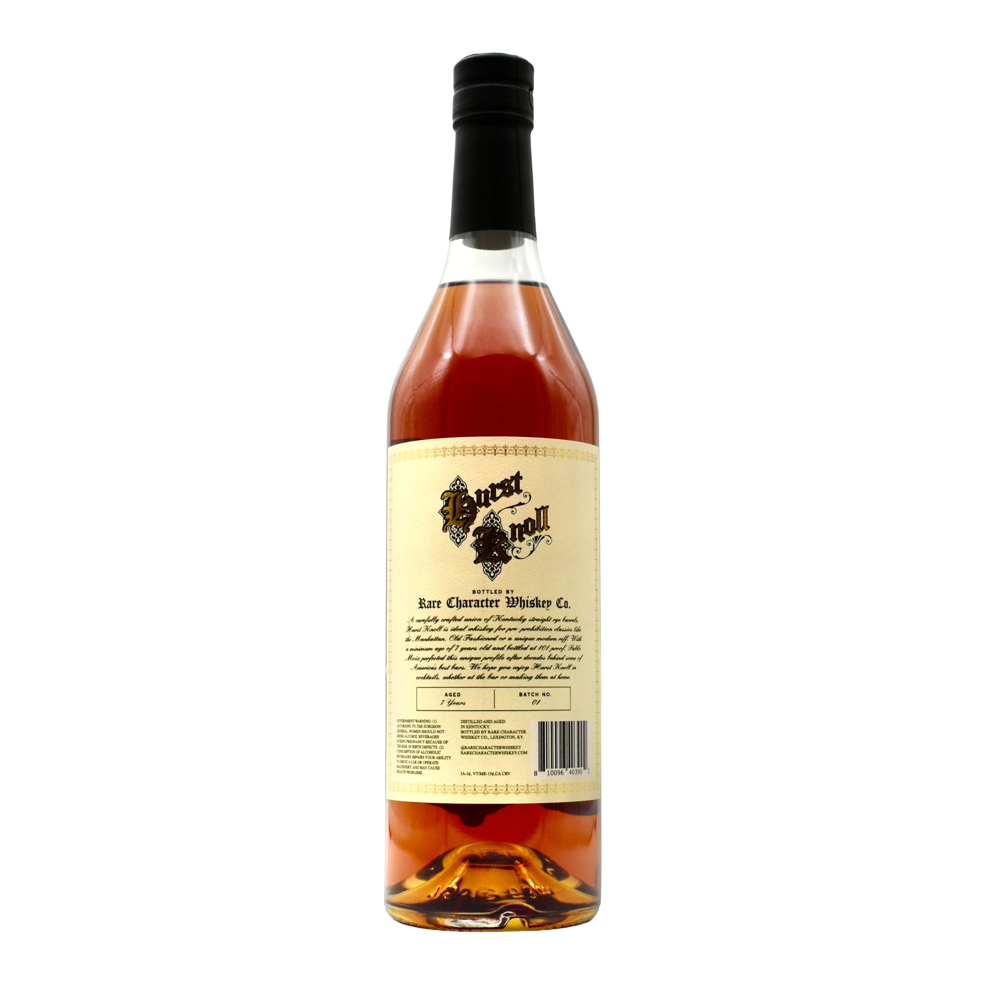 Hurst Knoll Rye Whiskey by Rare Character 750ml