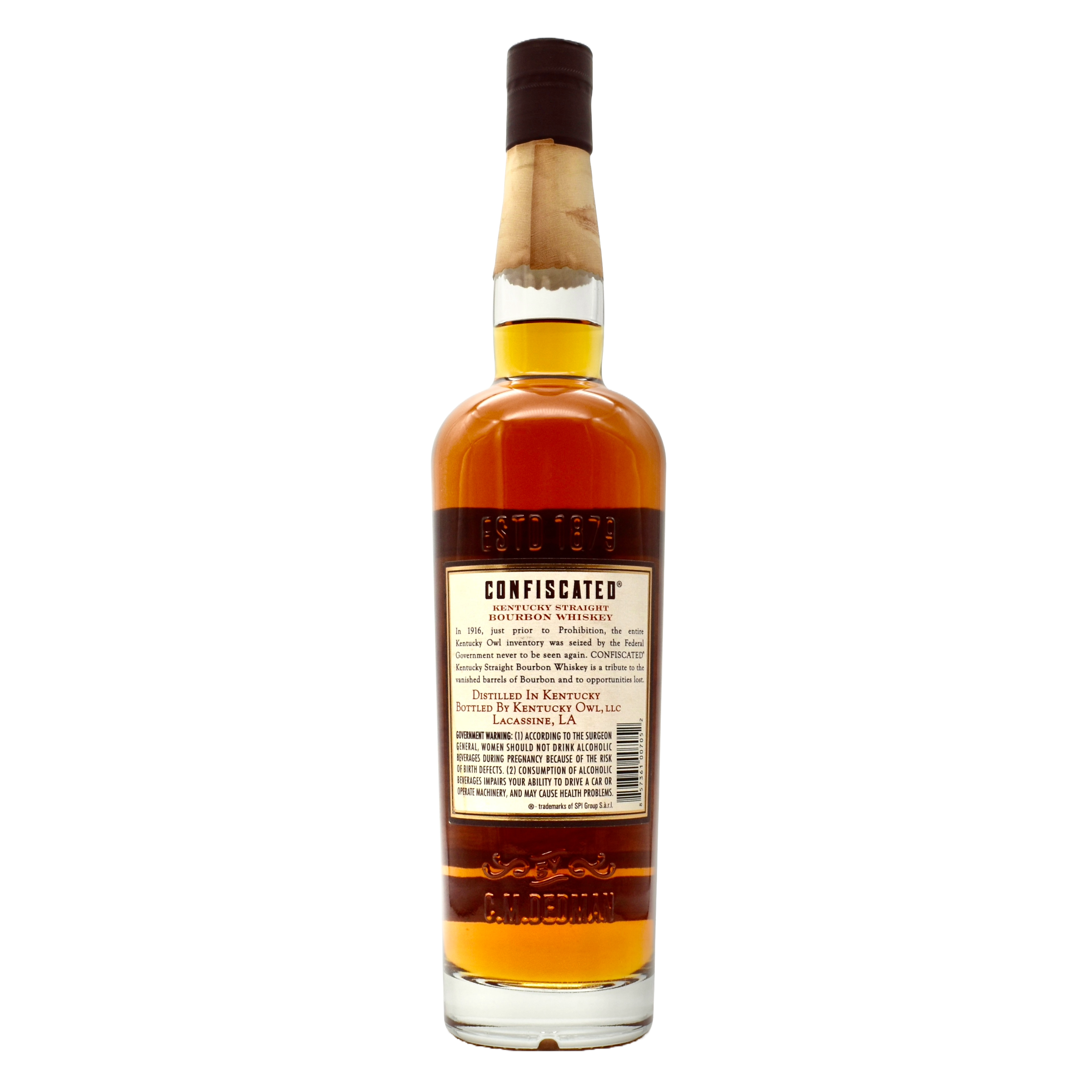 Kentucky Owl Bourbon Confiscated 750ml