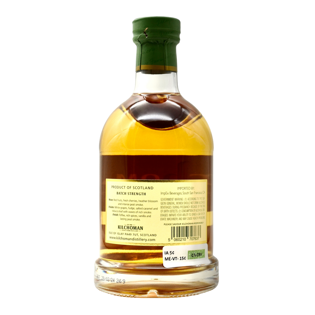 Kilchoman Batch Strength Single Malt Islay Scotch Whisky 700ml