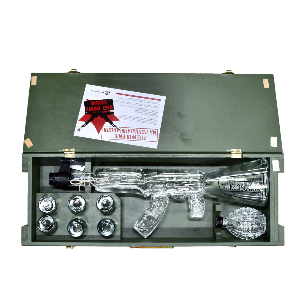 Klosowka Vodka Red Army Gun Set