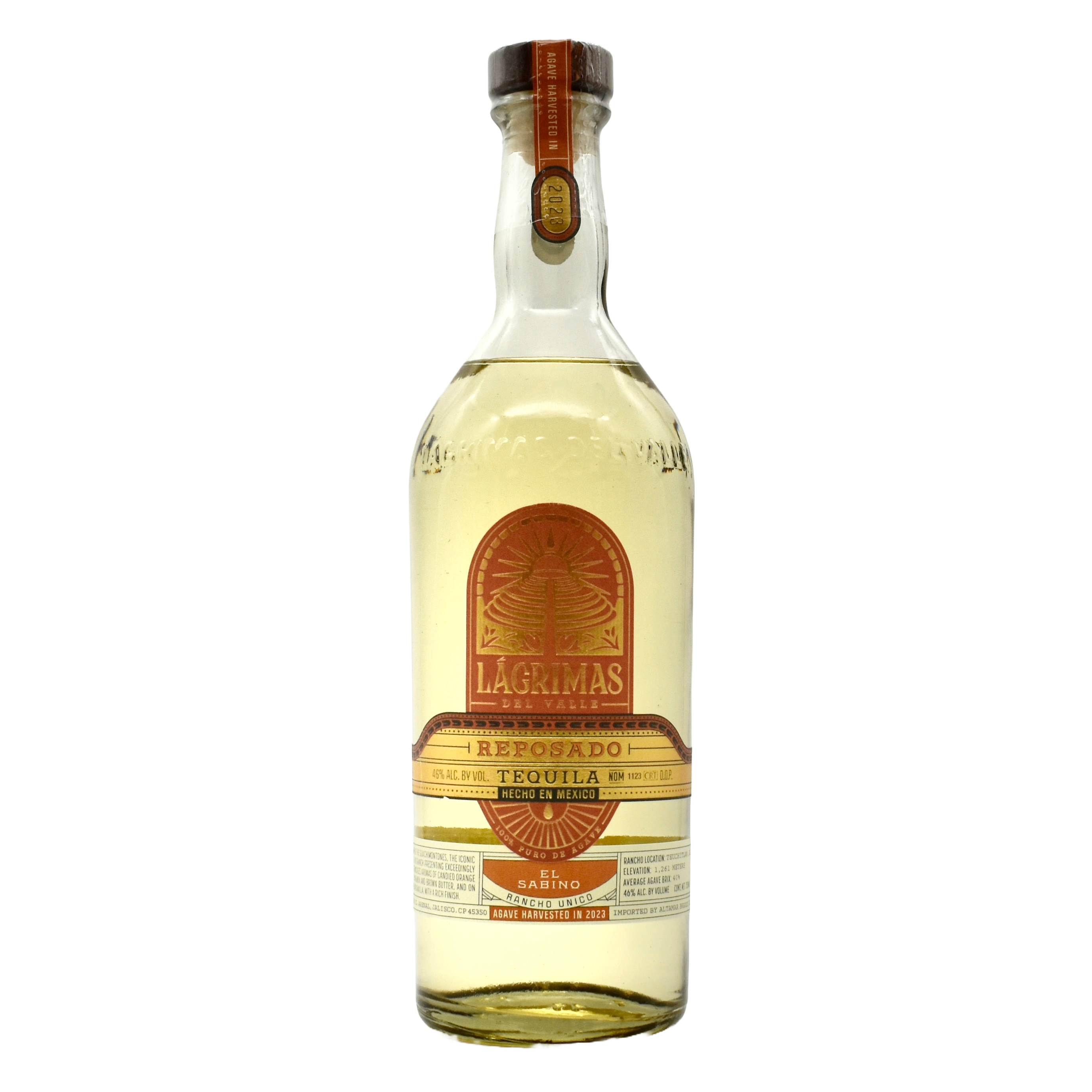 Lagrimas Tequila Reposado La Sabino 750ml