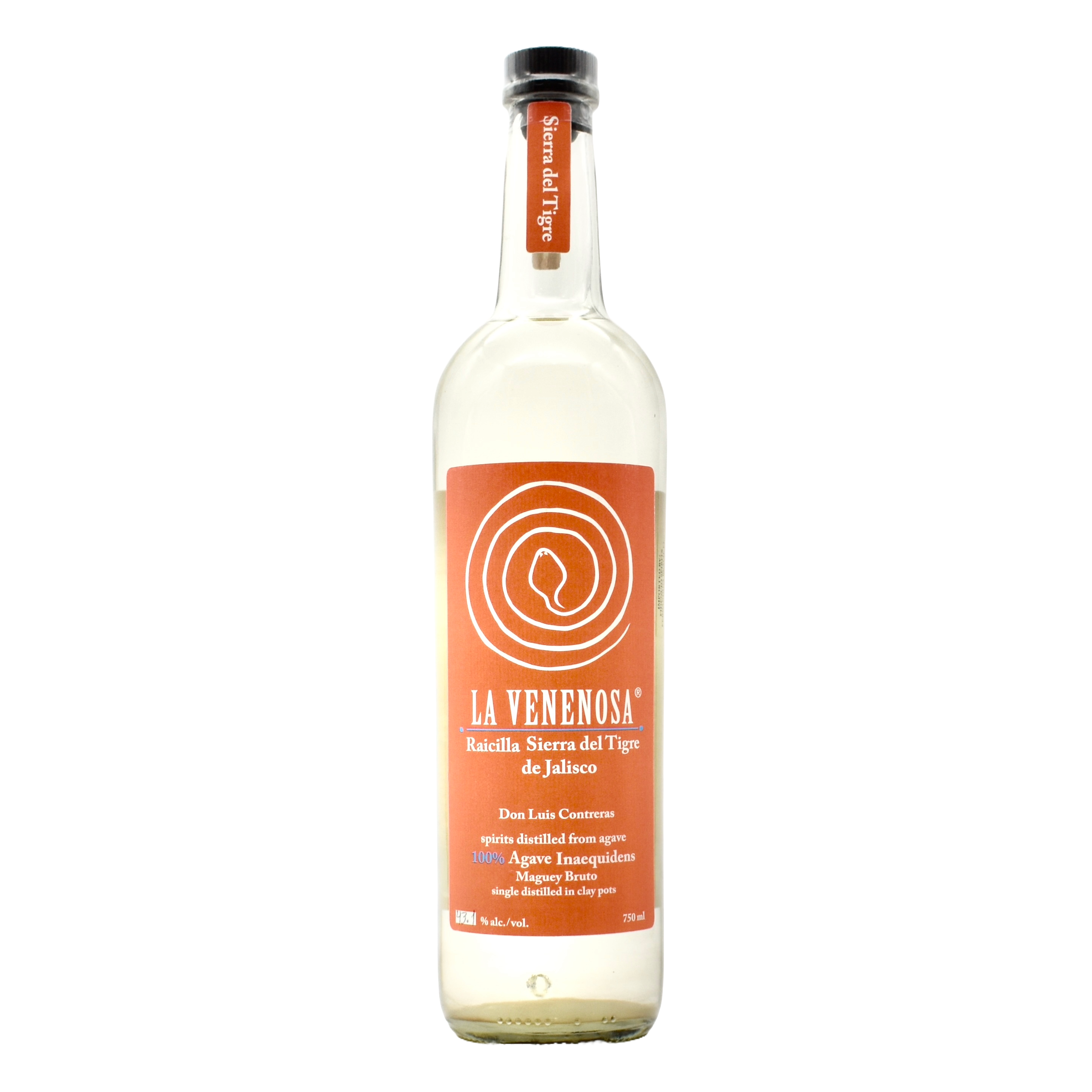 La Venenosa Raicilla Sierra del Tigre Orange 750ml