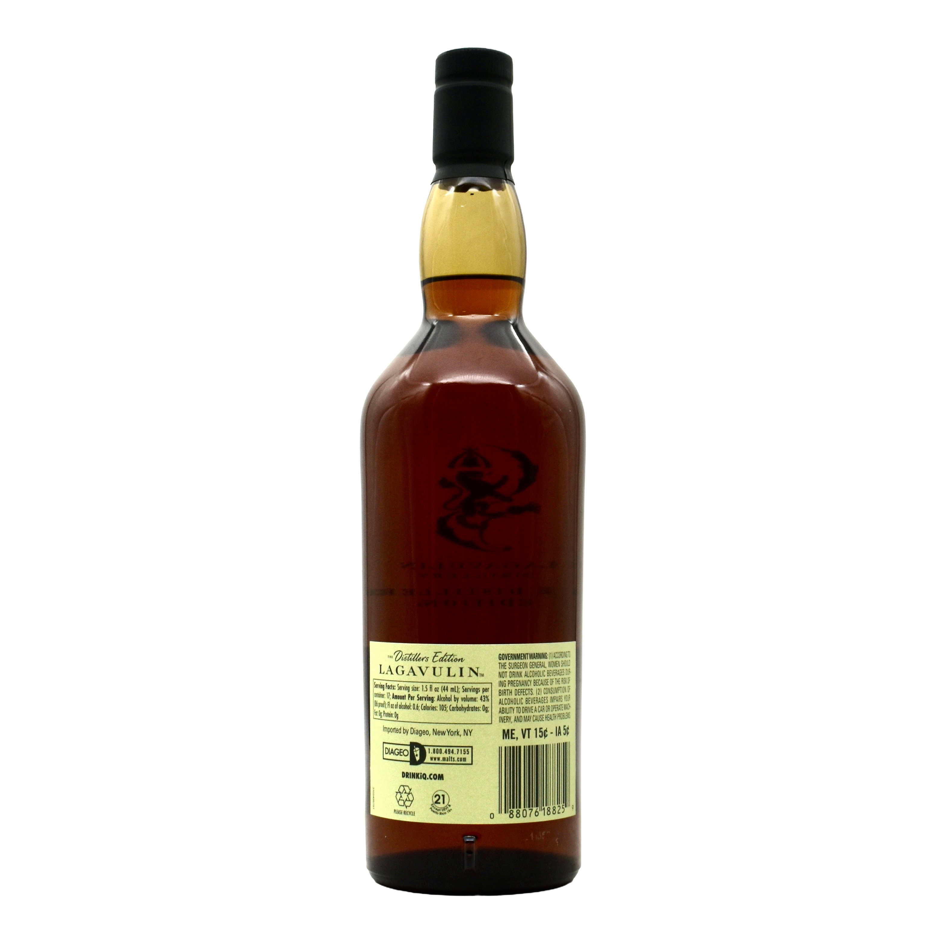 Lagavulin Distillers Edition Pedro Ximénez Cask Finish Single Malt Islay Scotch Whisky 750ml