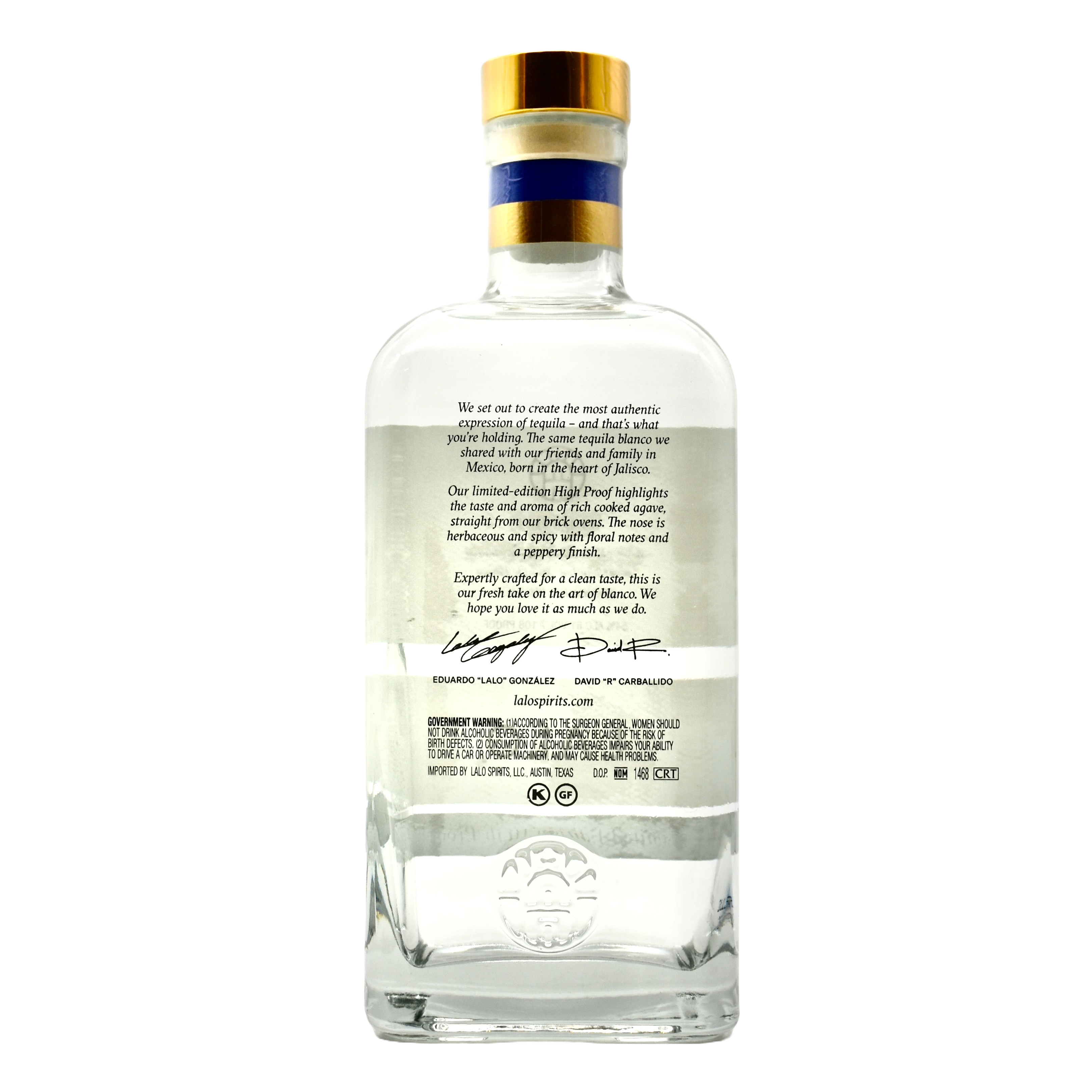 Lalo Tequila High Proof Blanco 750ml