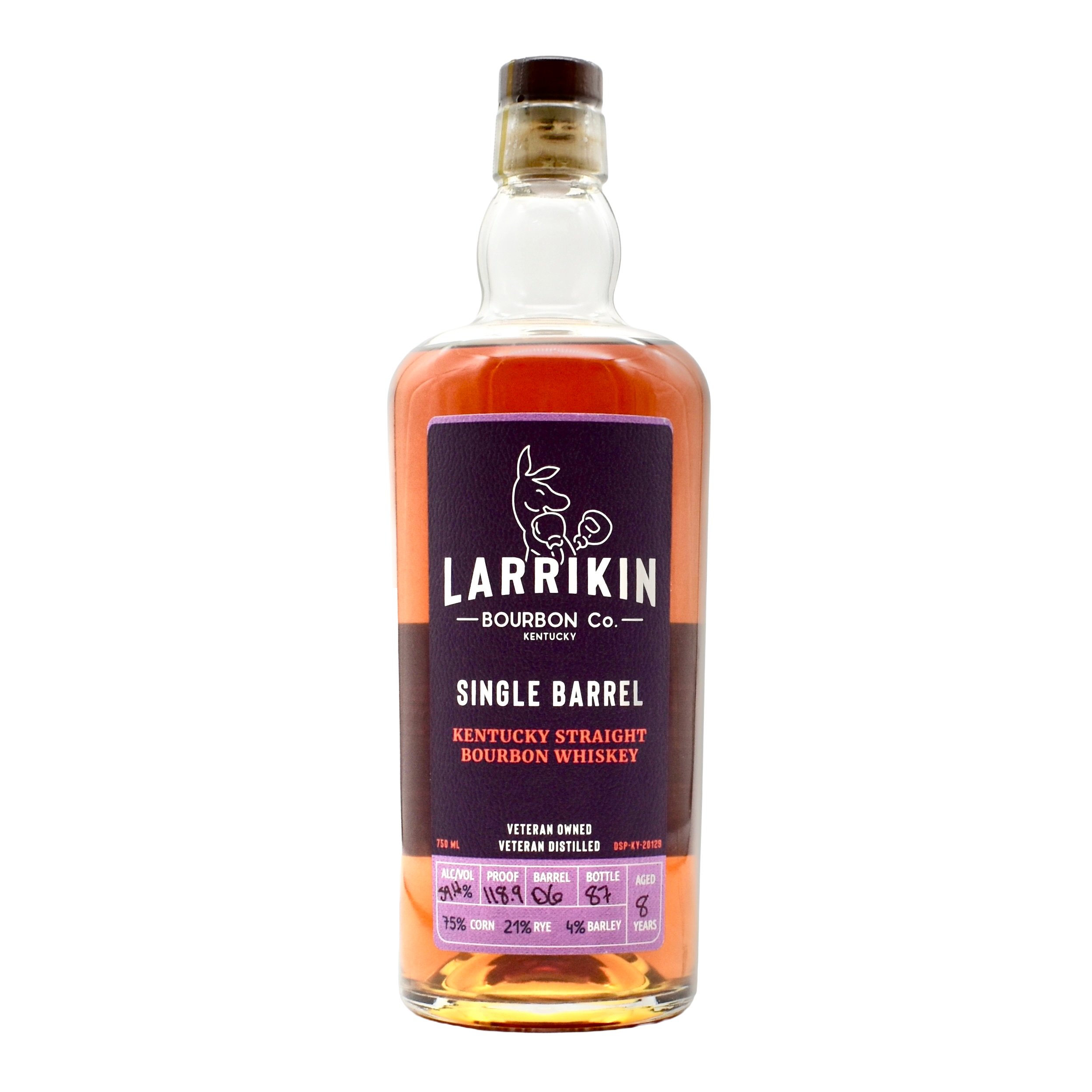 Larrikin Single Barrel Bourbon 750ml