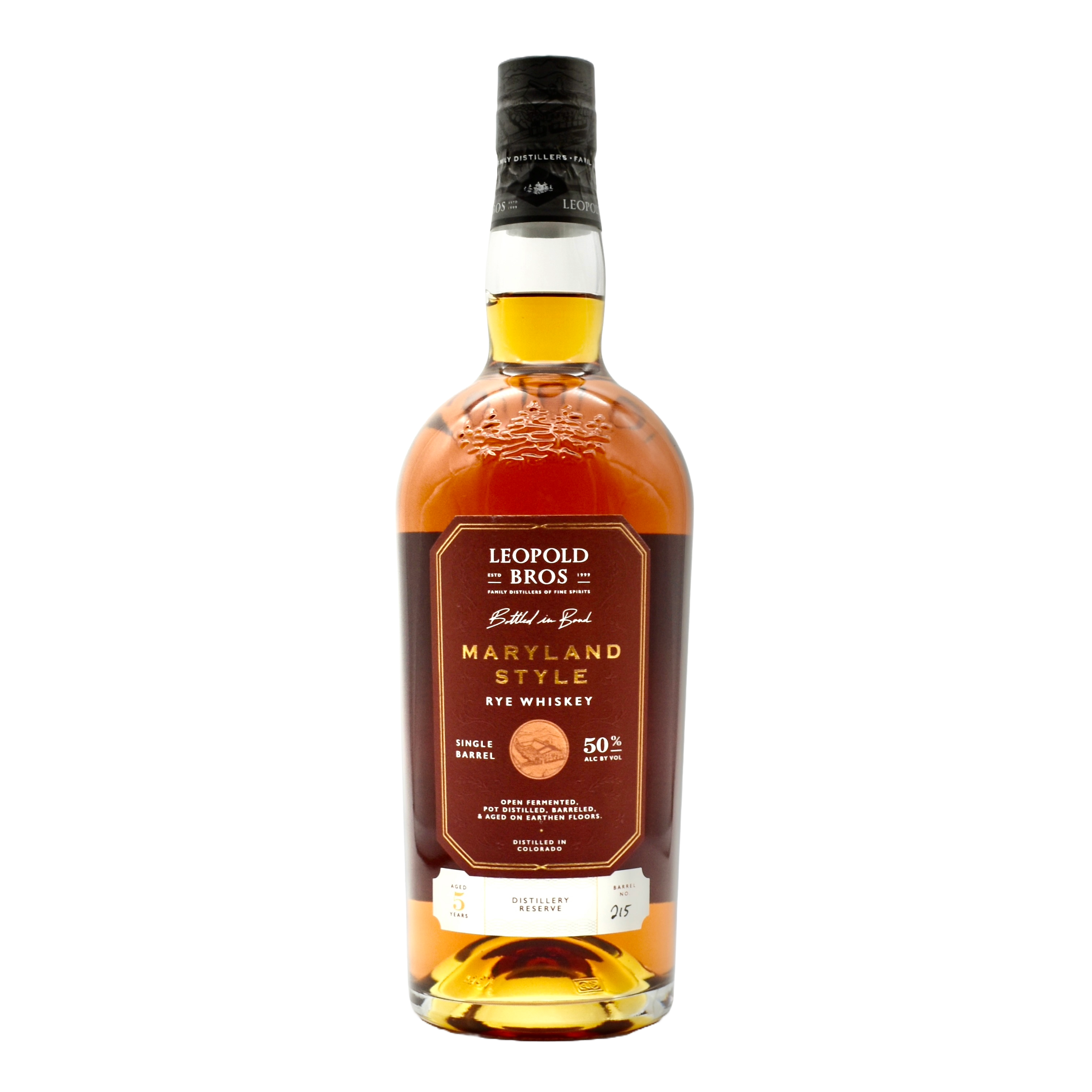 Leopold Bros. Maryland Style Rye Whiskey 750ml