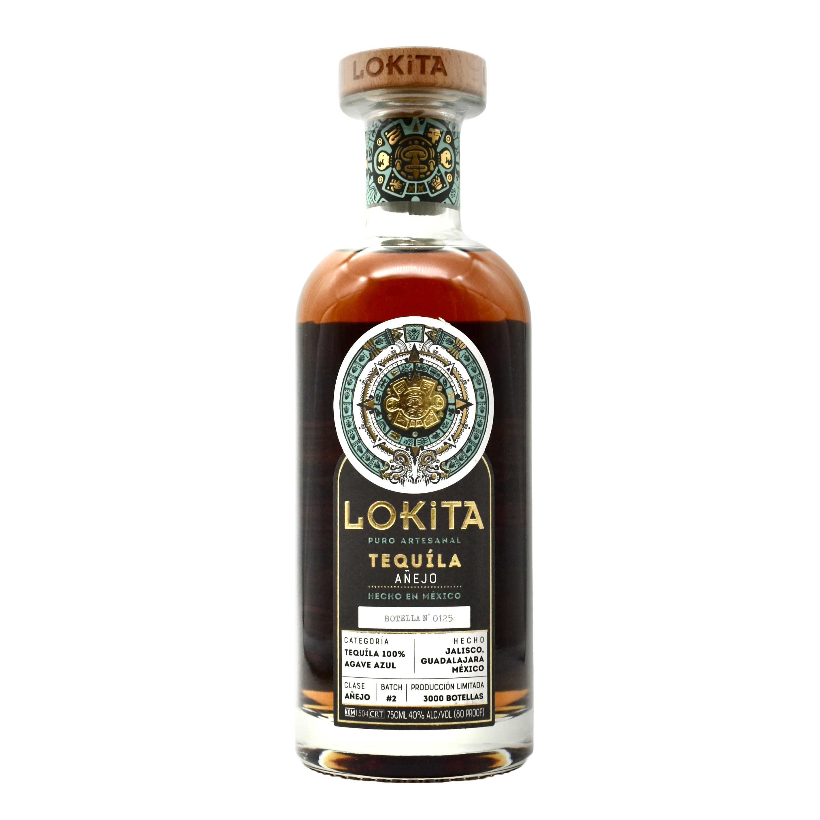 Lokita Tequila Anejo 750ml