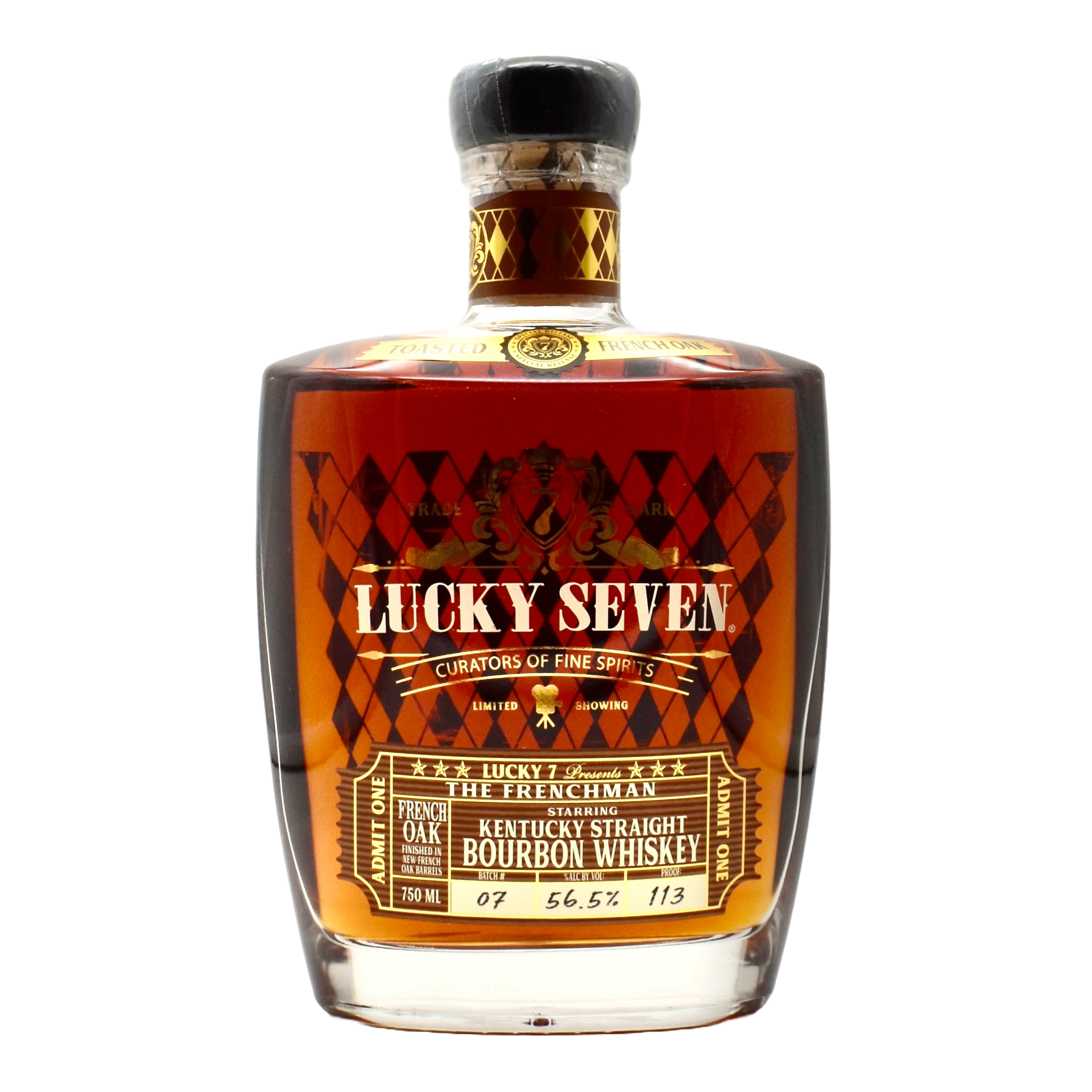 Lucky Seven The Frenchman Bourbon 750ml