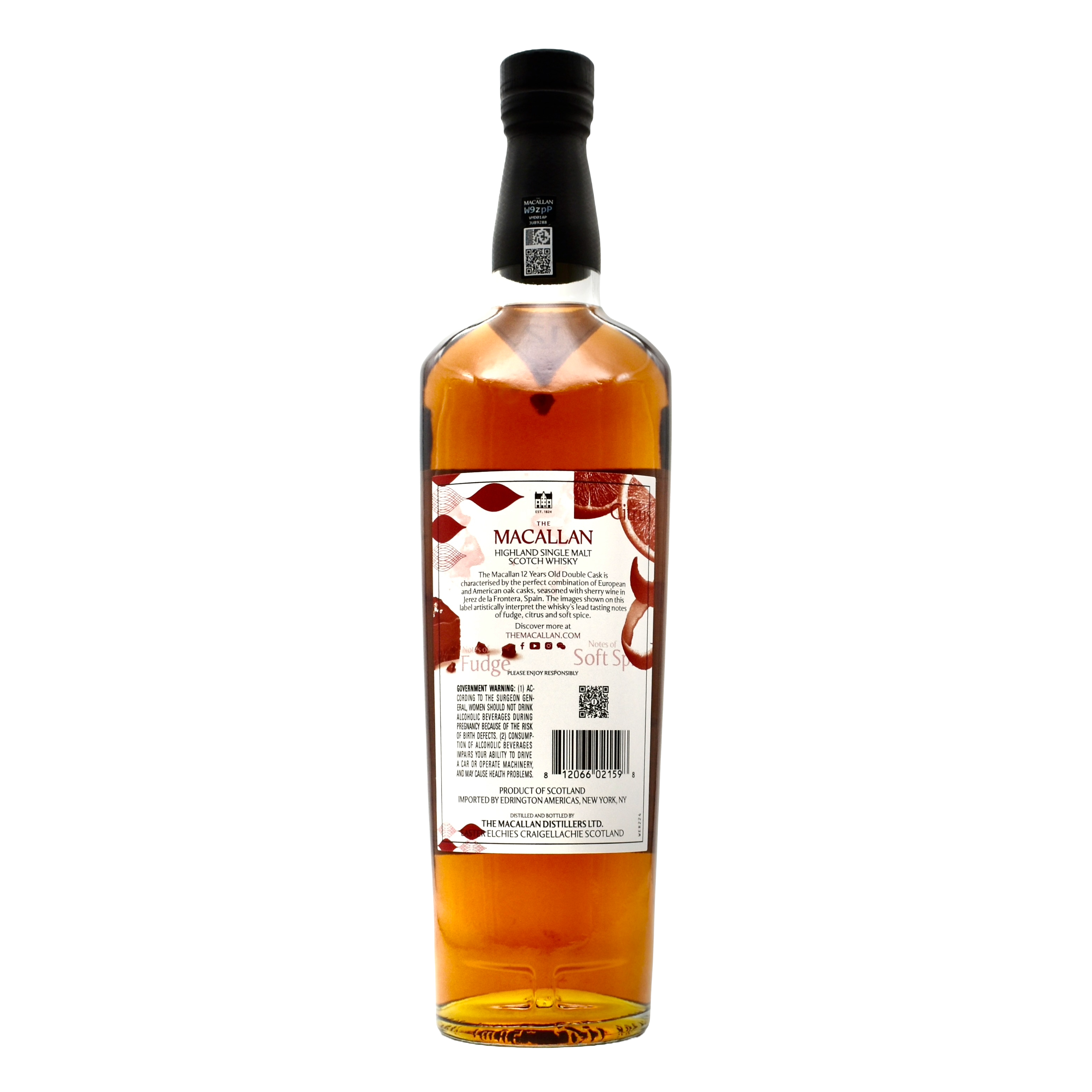 The Macallan 12 Year Old Double Cask Single Malt Scotch Whisky 750ml