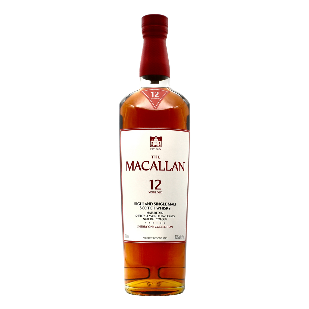 The Macallan 12 Year Old Sherry Oak Cask Single Malt Scotch Whisky 750ml