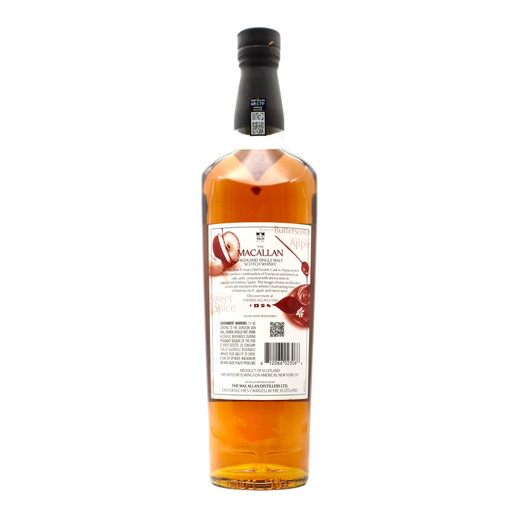 The Macallan 15 Year Old Double Cask Single Malt Scotch Whisky 750ml
