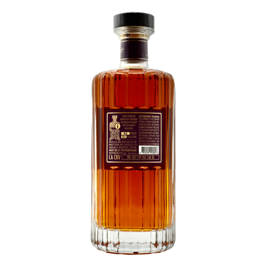 Mary Dowling Straight Bourbon Winter Wheat 750ml