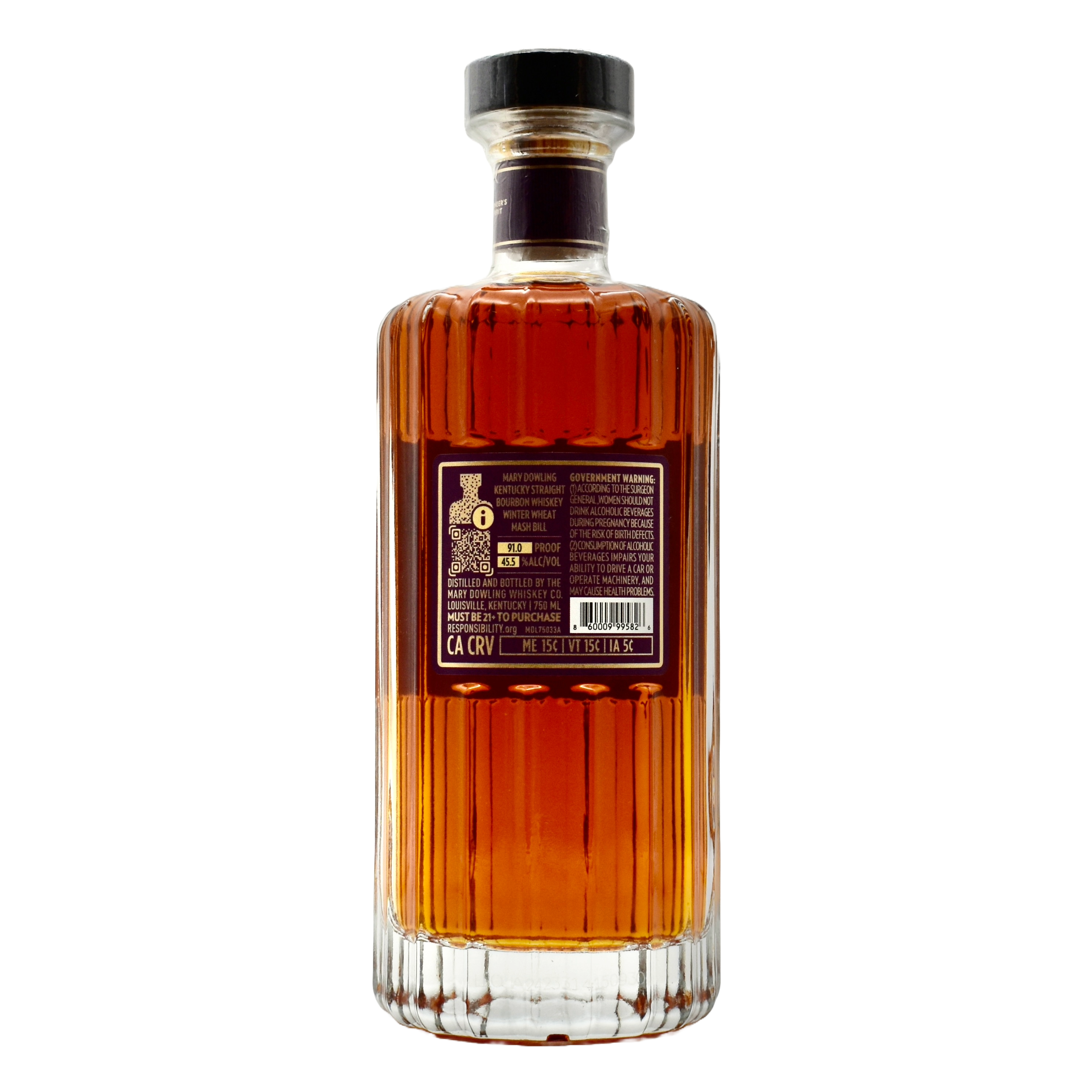 Mary Dowling Straight Bourbon Winter Wheat 750ml
