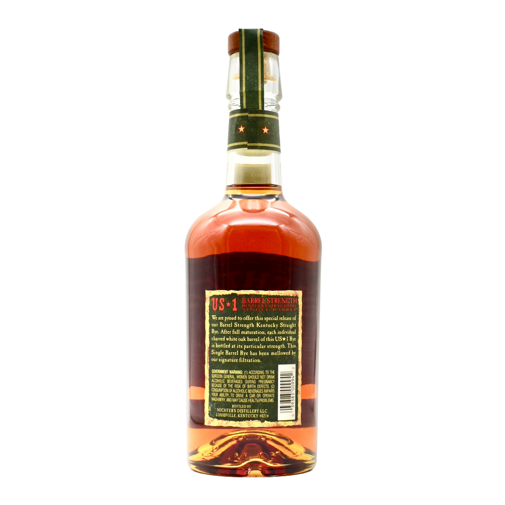 Michter's Barrel Strength Rye Whiskey 750ml