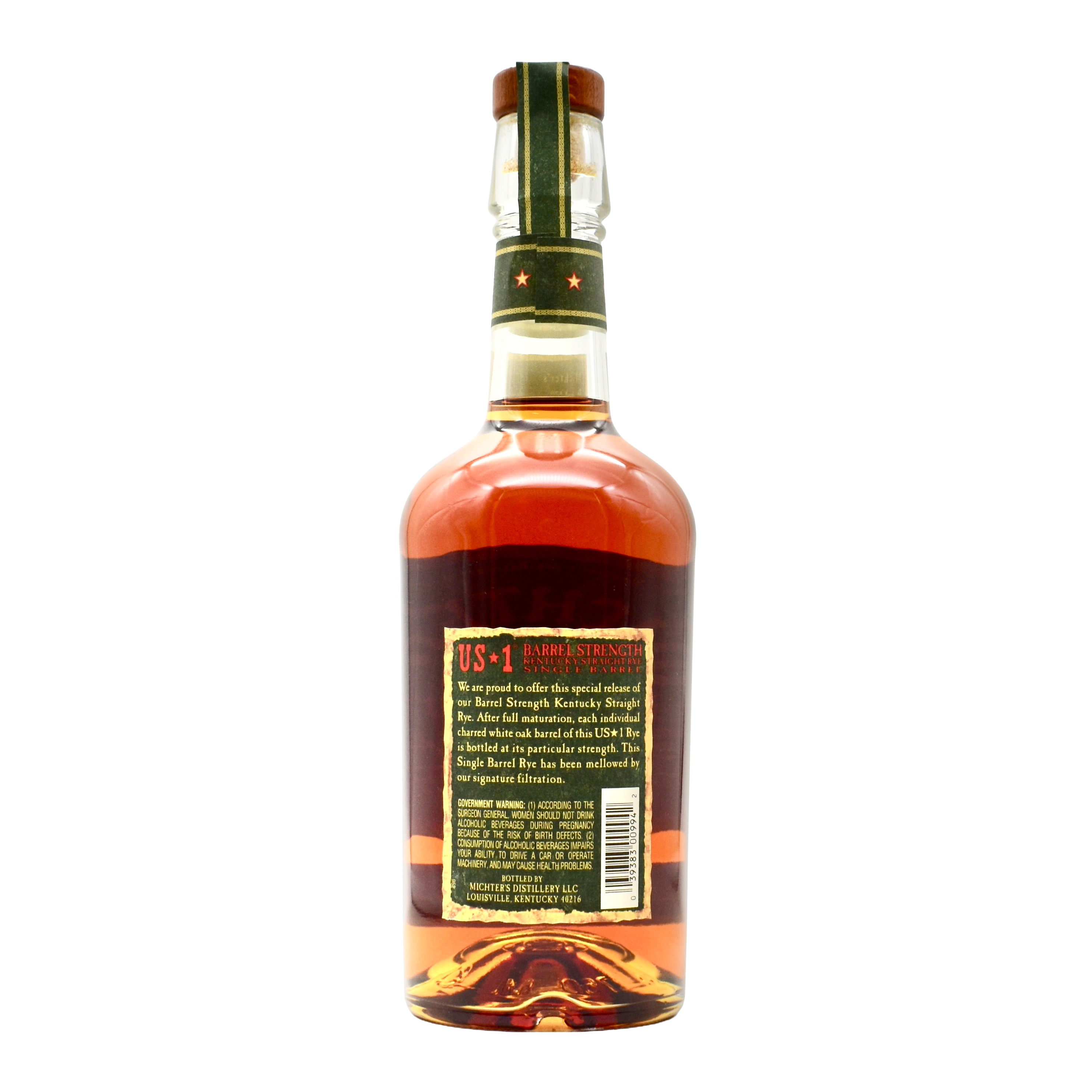 Michter's Barrel Strength Rye Whiskey 750ml